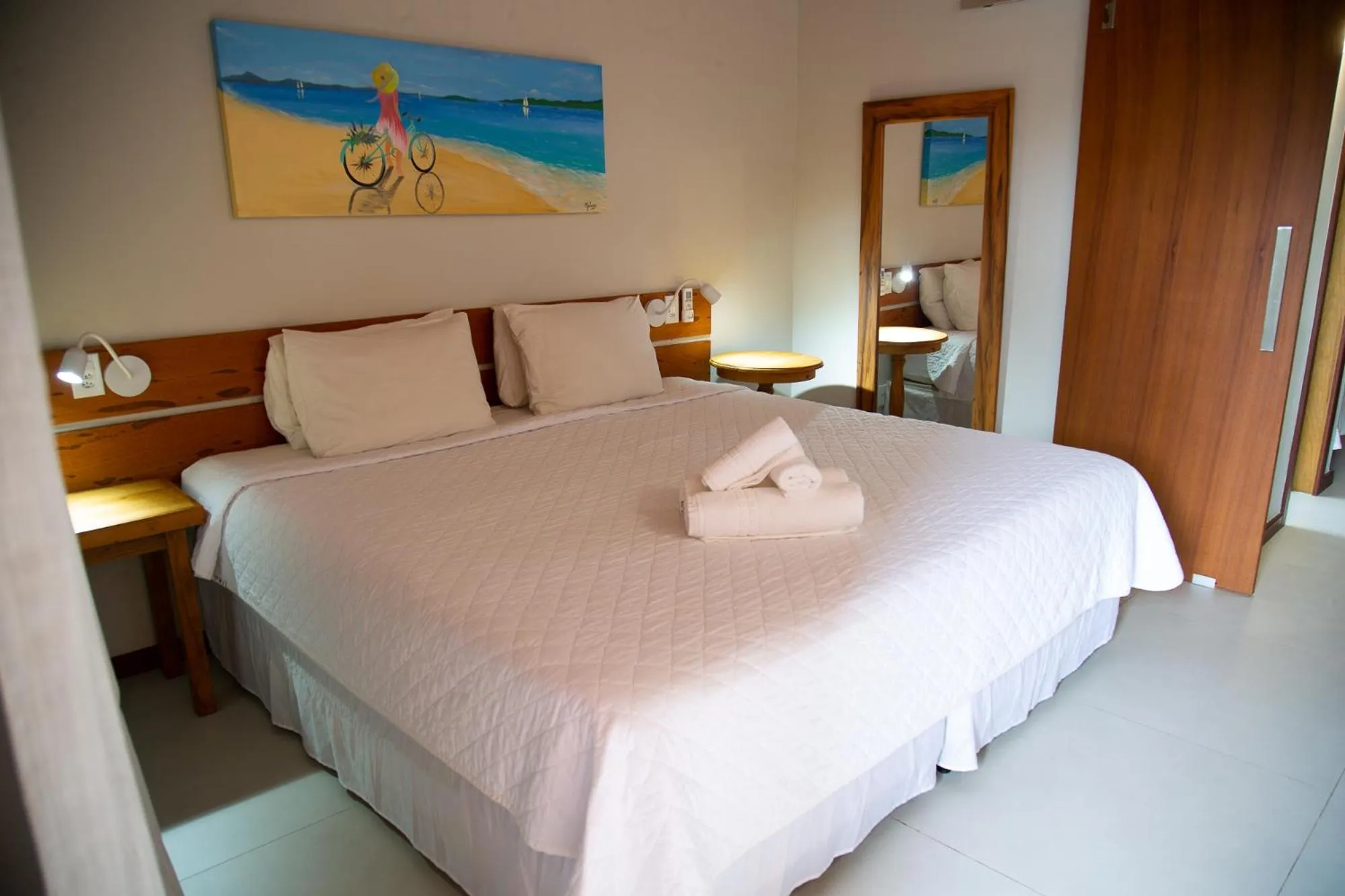 Bed in Hotel La Forêt & Beach Lounge