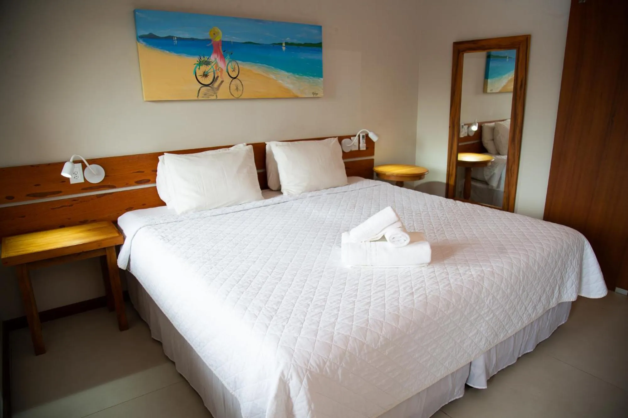 Bed in Hotel La Forêt & Beach Lounge