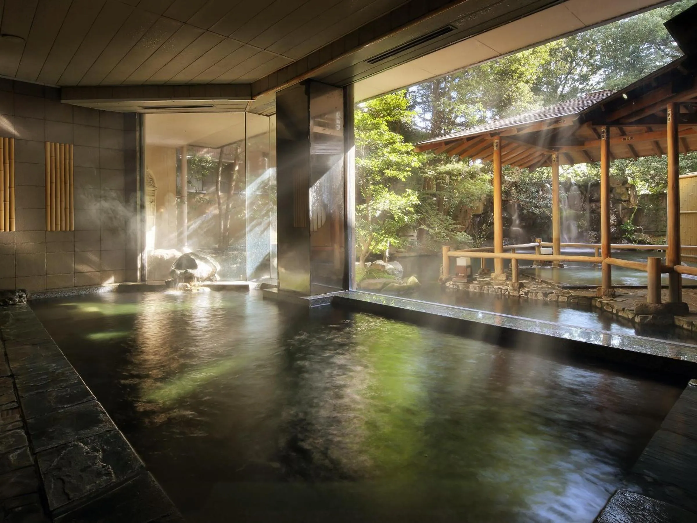 Hot Spring Bath in Club Wyndham Chikumakan Nagano