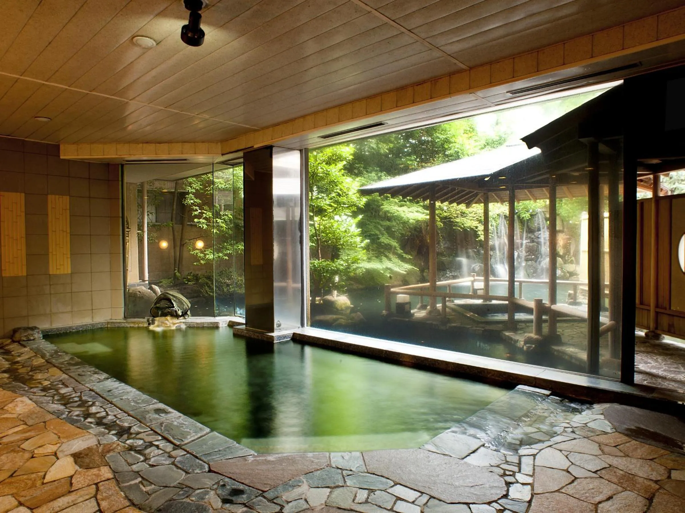 Hot Spring Bath in Club Wyndham Chikumakan Nagano