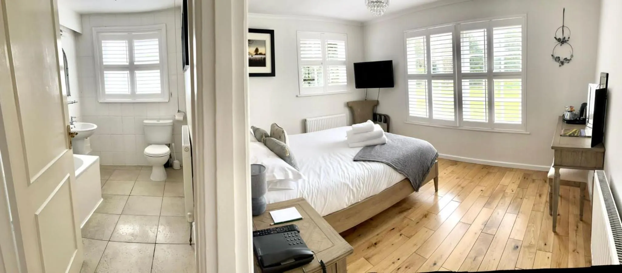 Photo of the whole room, Bed in Findon Manor Hotel