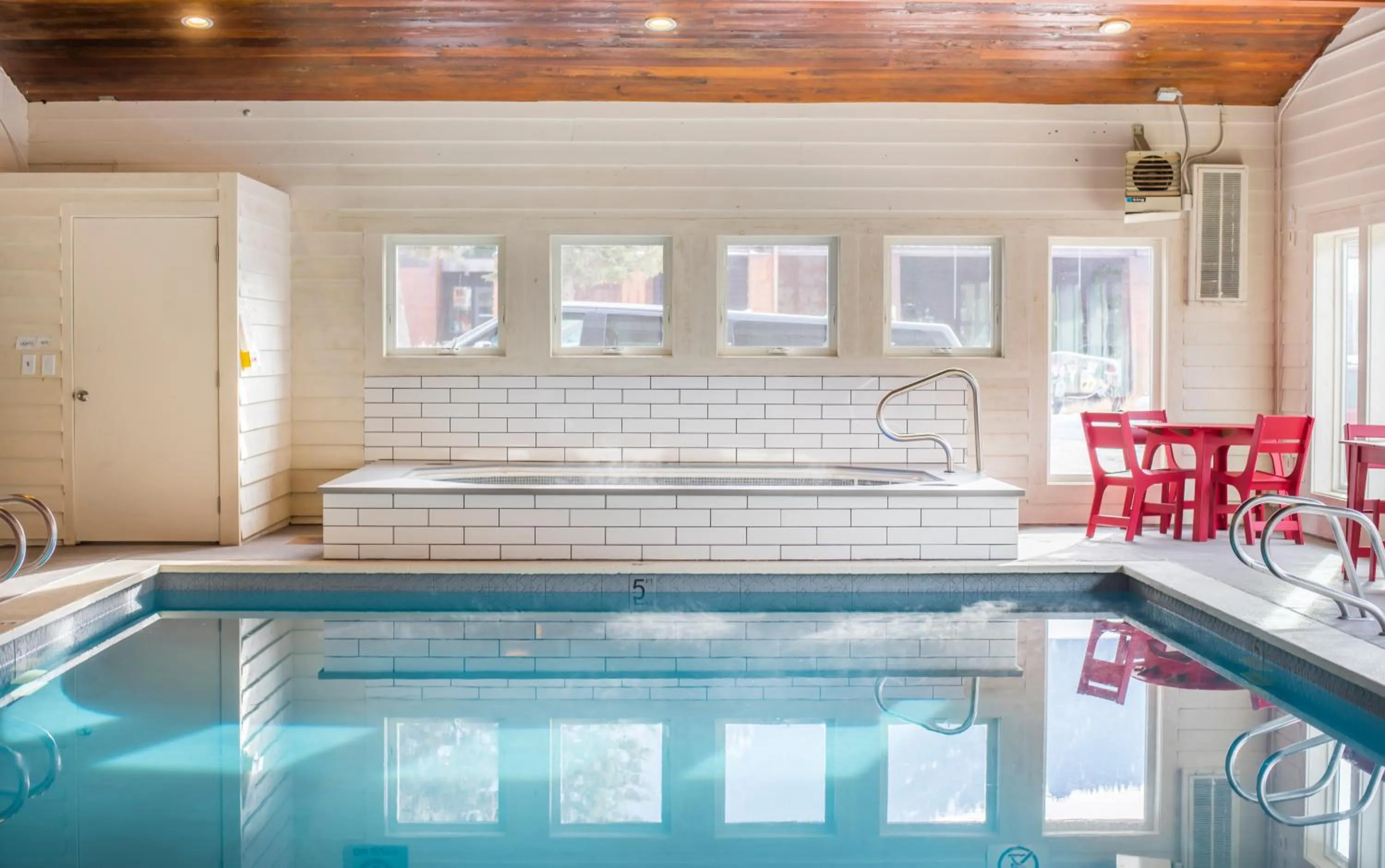 Hot Tub in Mountain Modern Jackson Hole