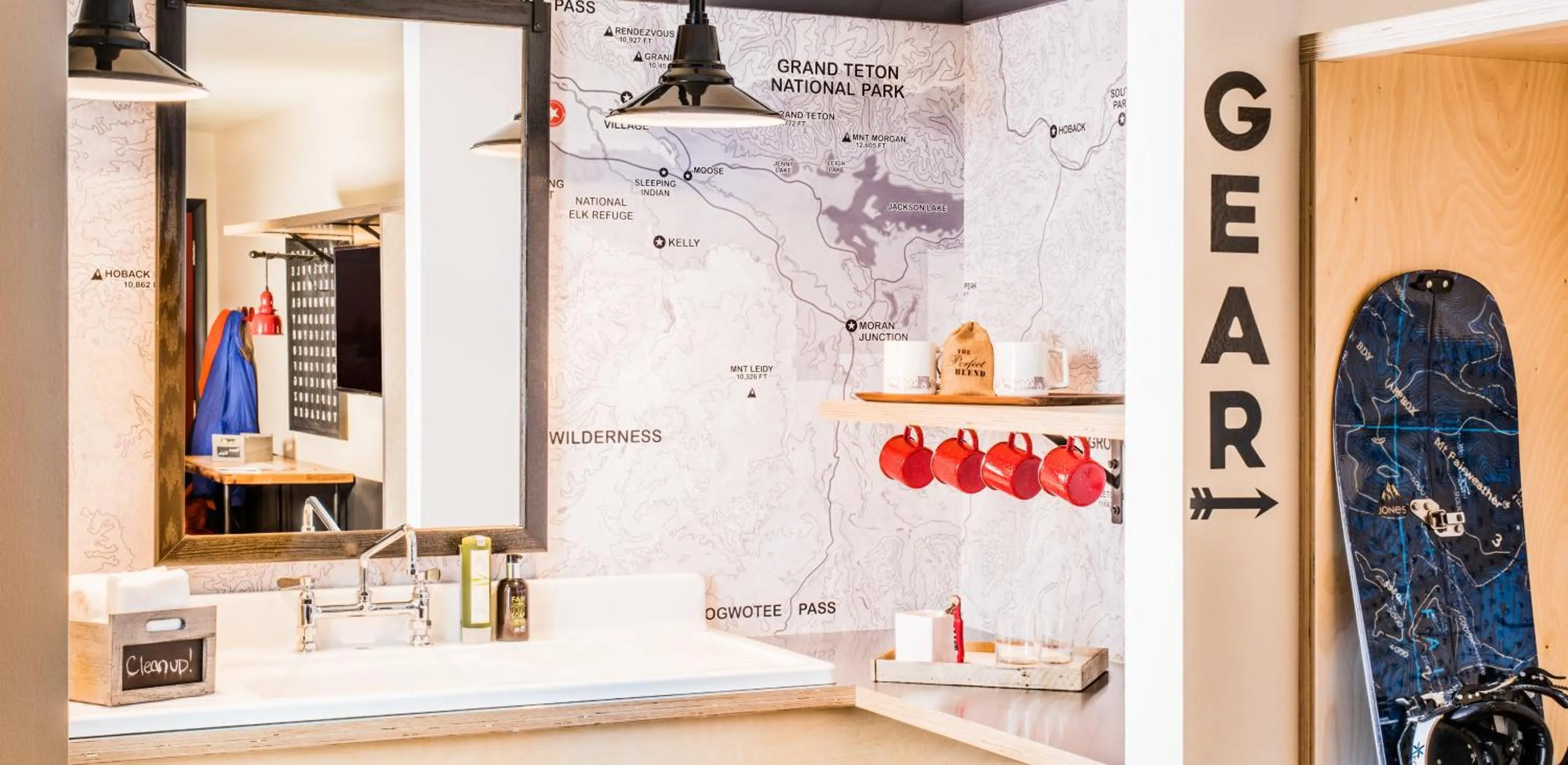 Bathroom in Mountain Modern Jackson Hole