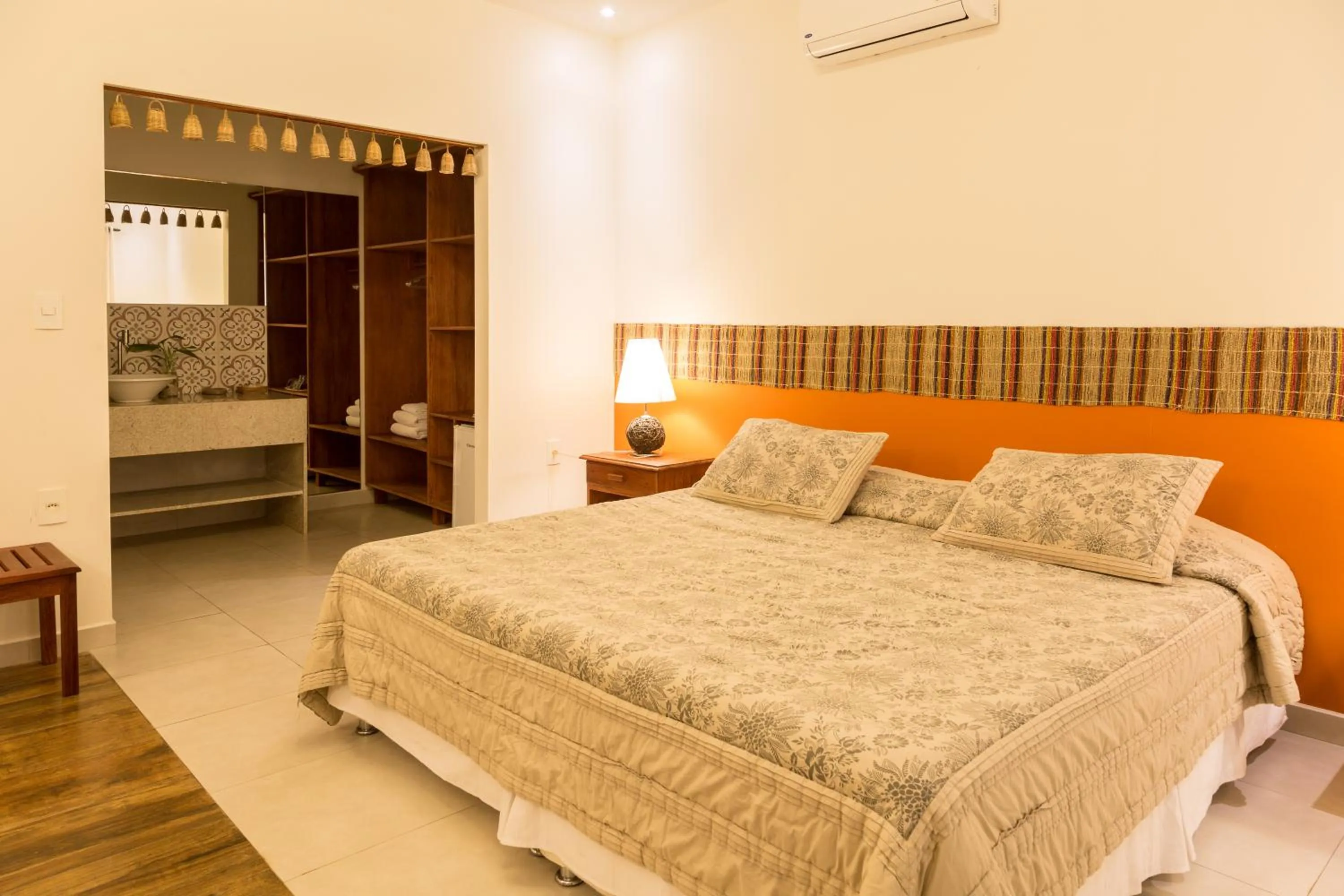 Bed in Amazon Ecopark Jungle Lodge