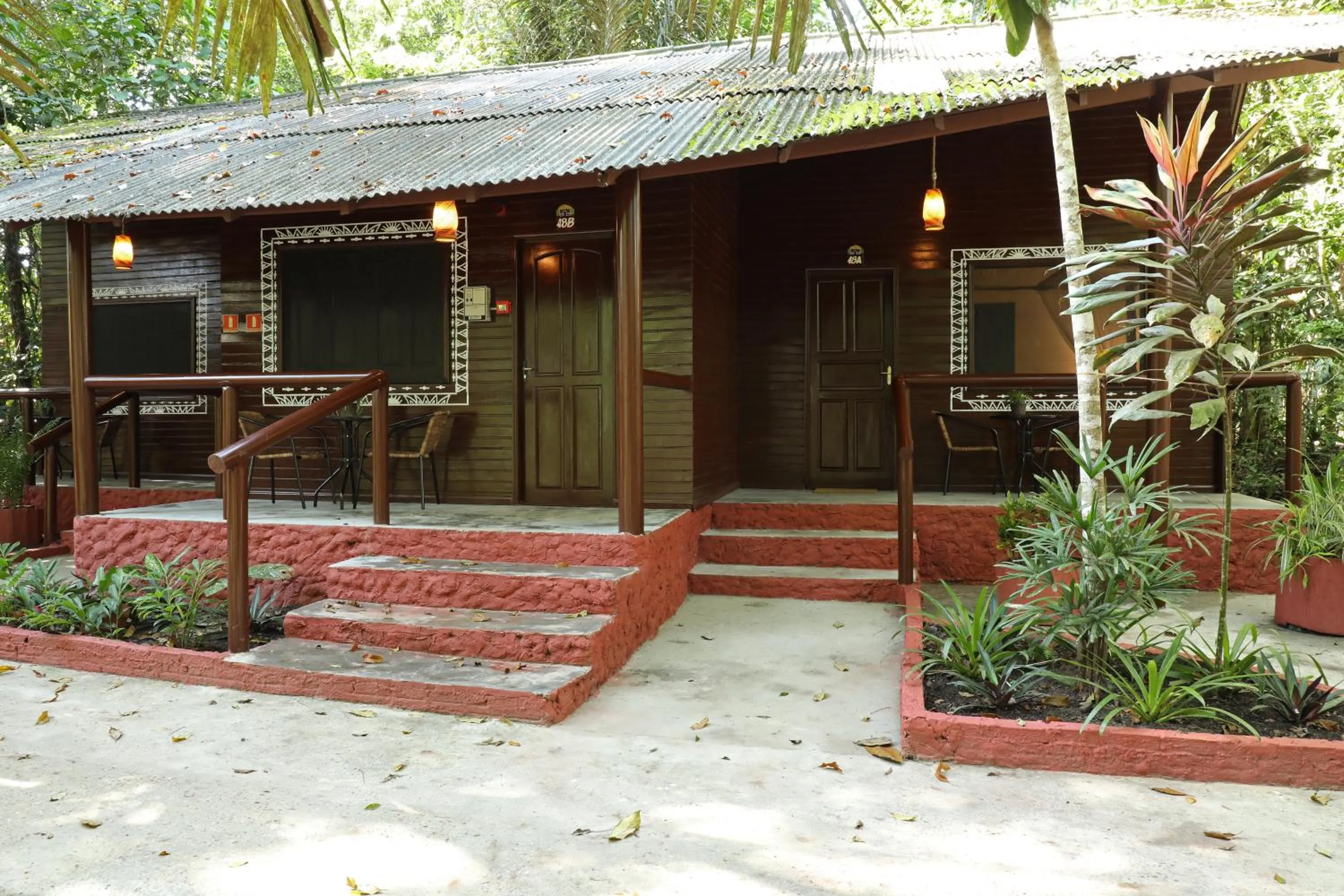 Patio in Amazon Ecopark Jungle Lodge