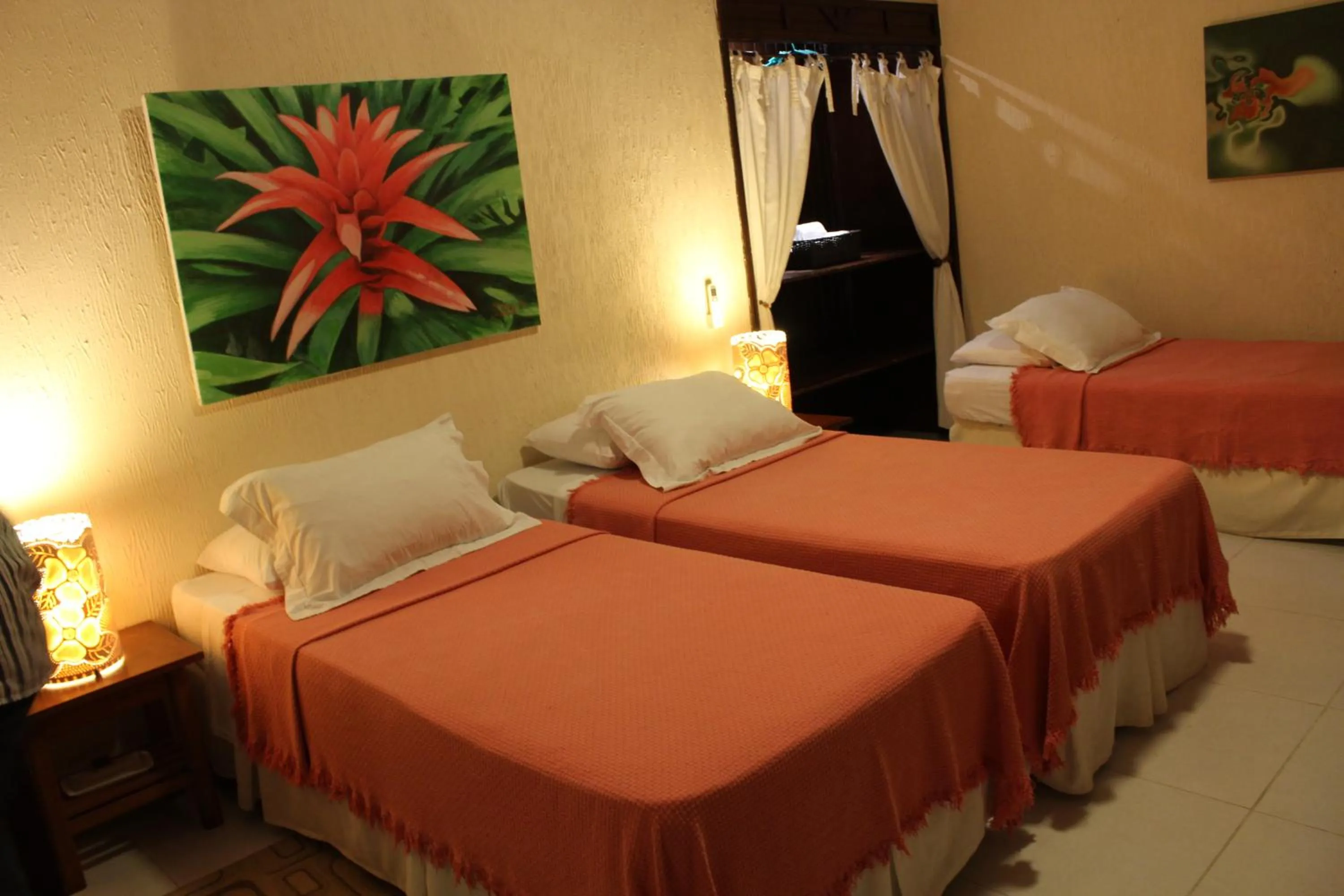 Bed in Amazon Ecopark Jungle Lodge