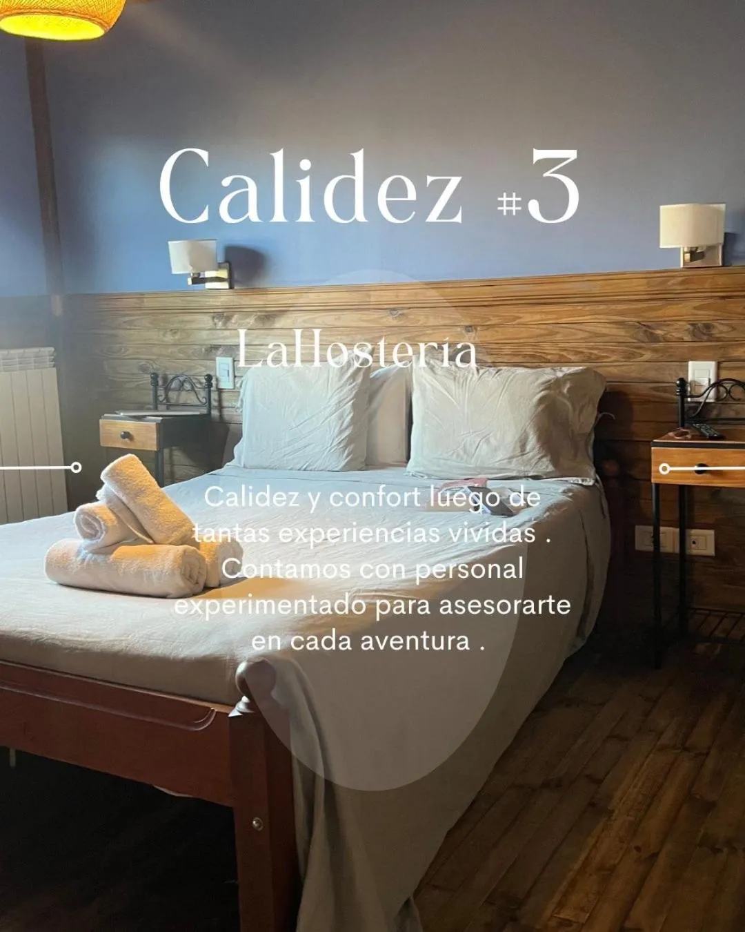 Bed in Hosteria Hainen