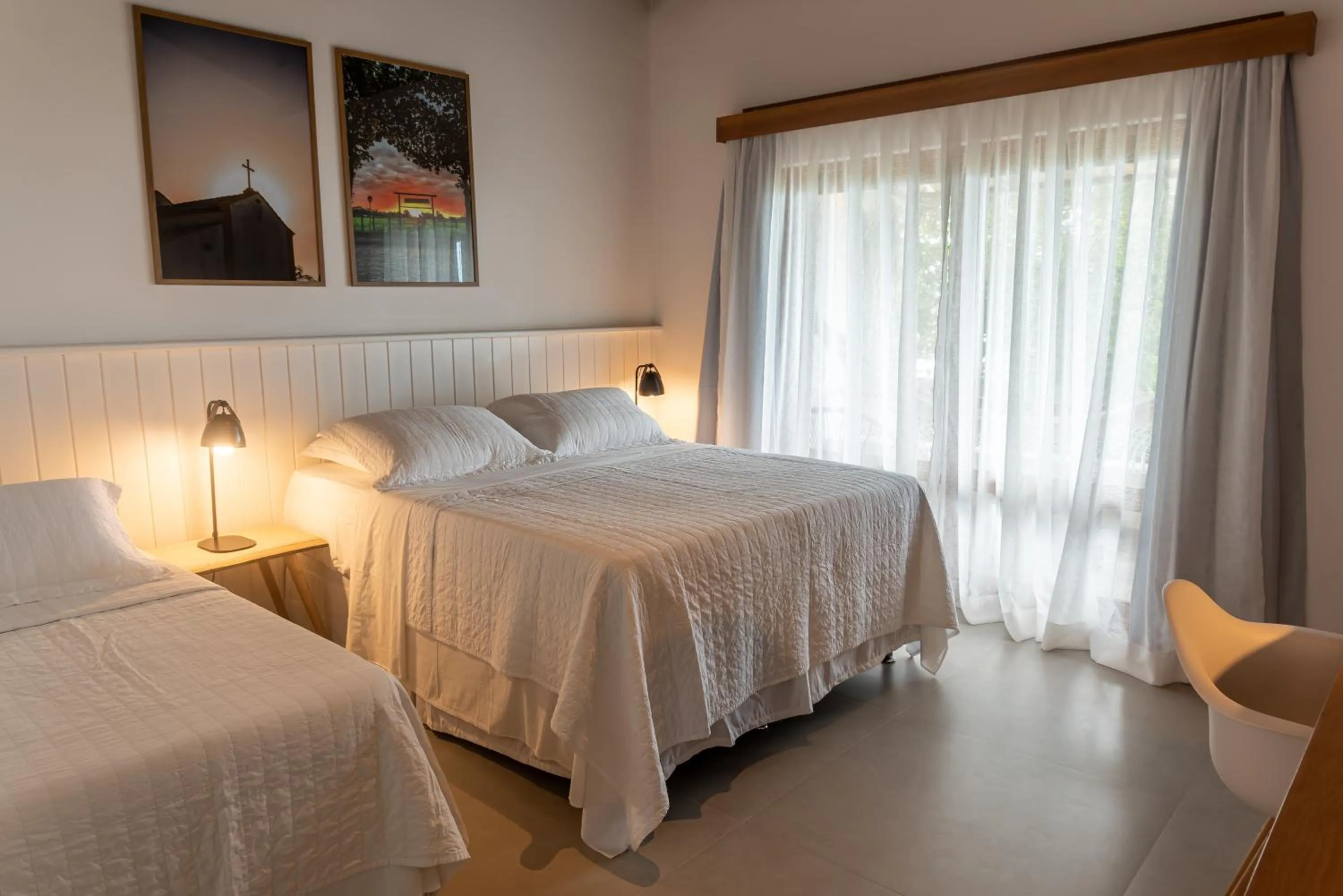 Bed in Hotel Paraiso do Morro