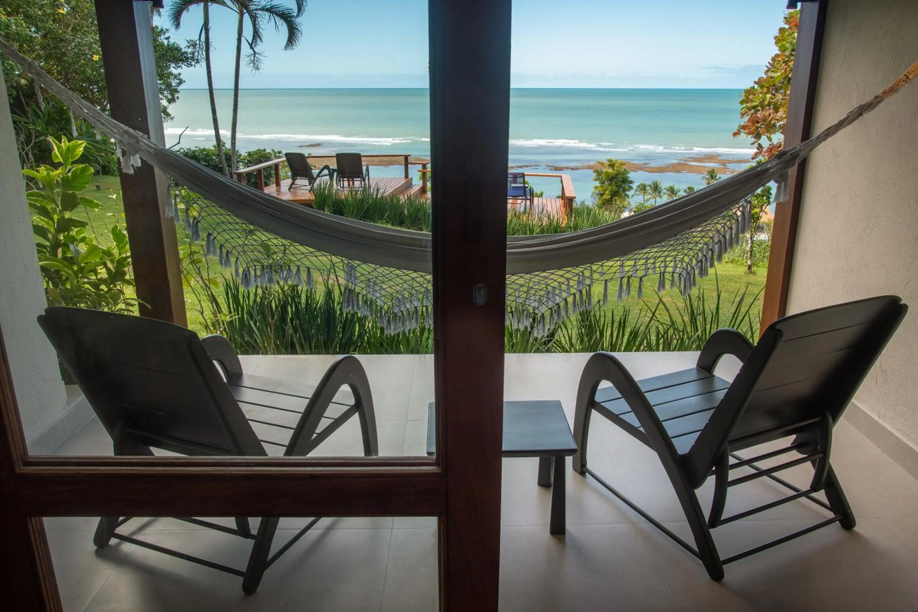 Patio in Hotel Paraiso do Morro