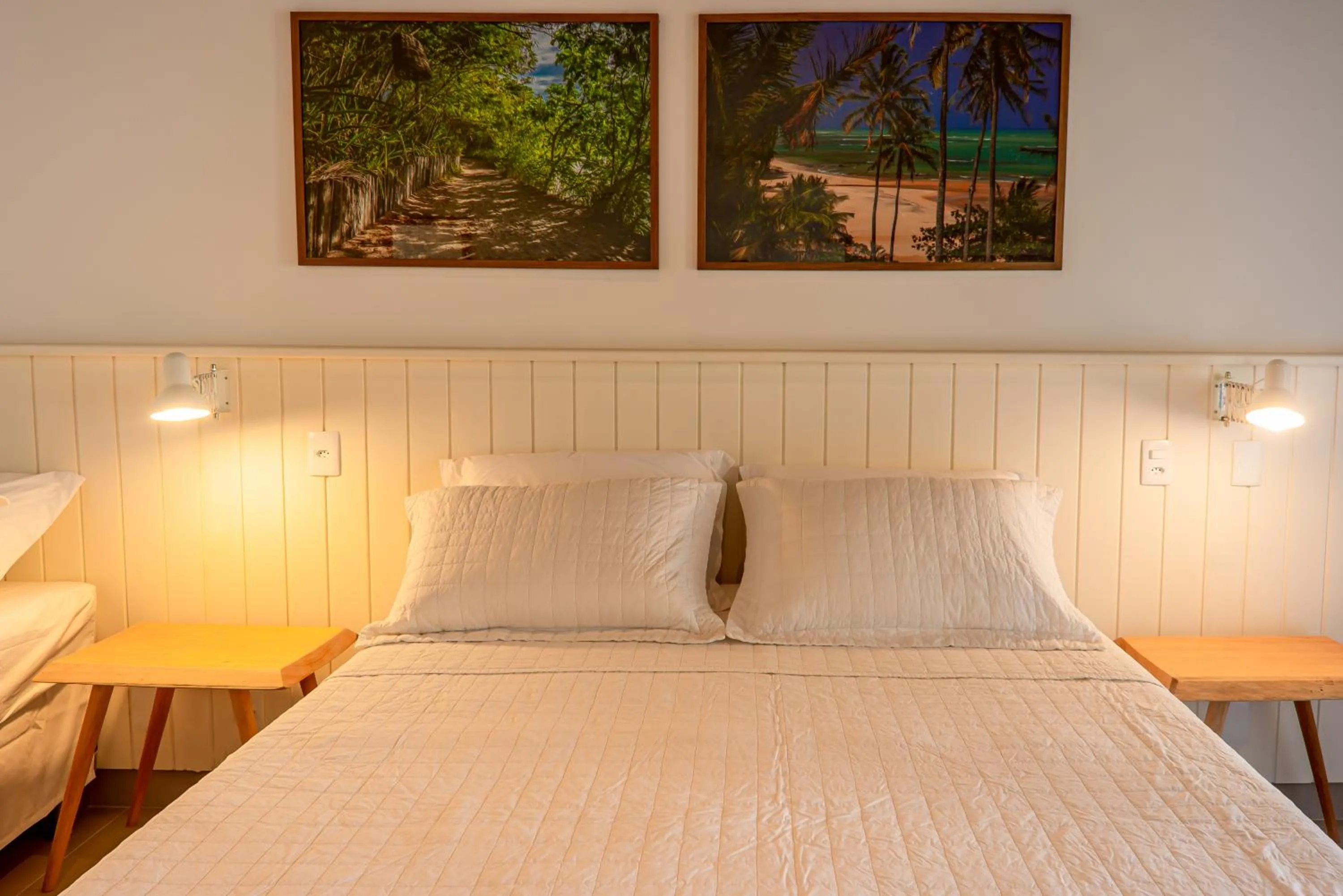 Bed in Hotel Paraiso do Morro