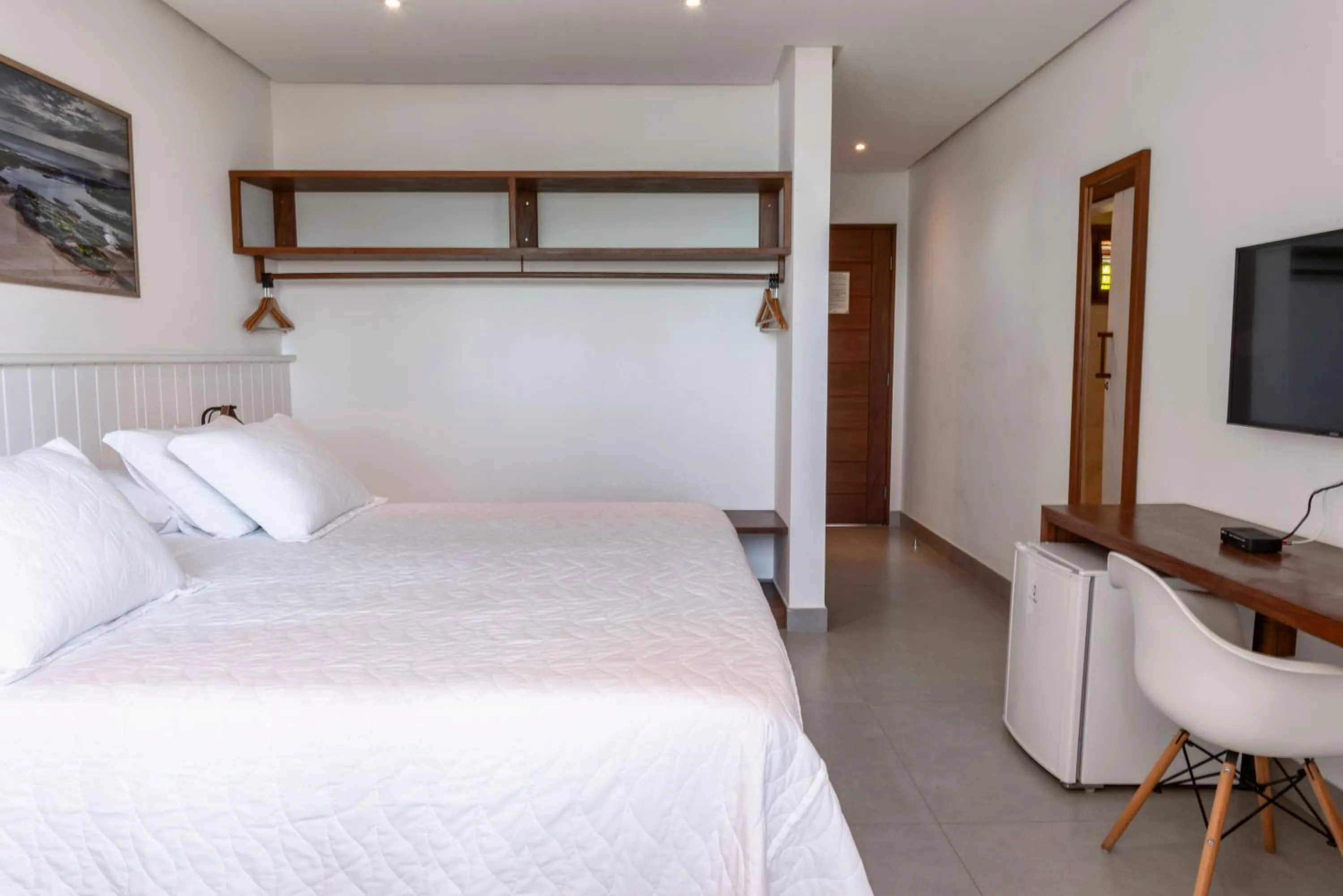 Bed in Hotel Paraiso do Morro