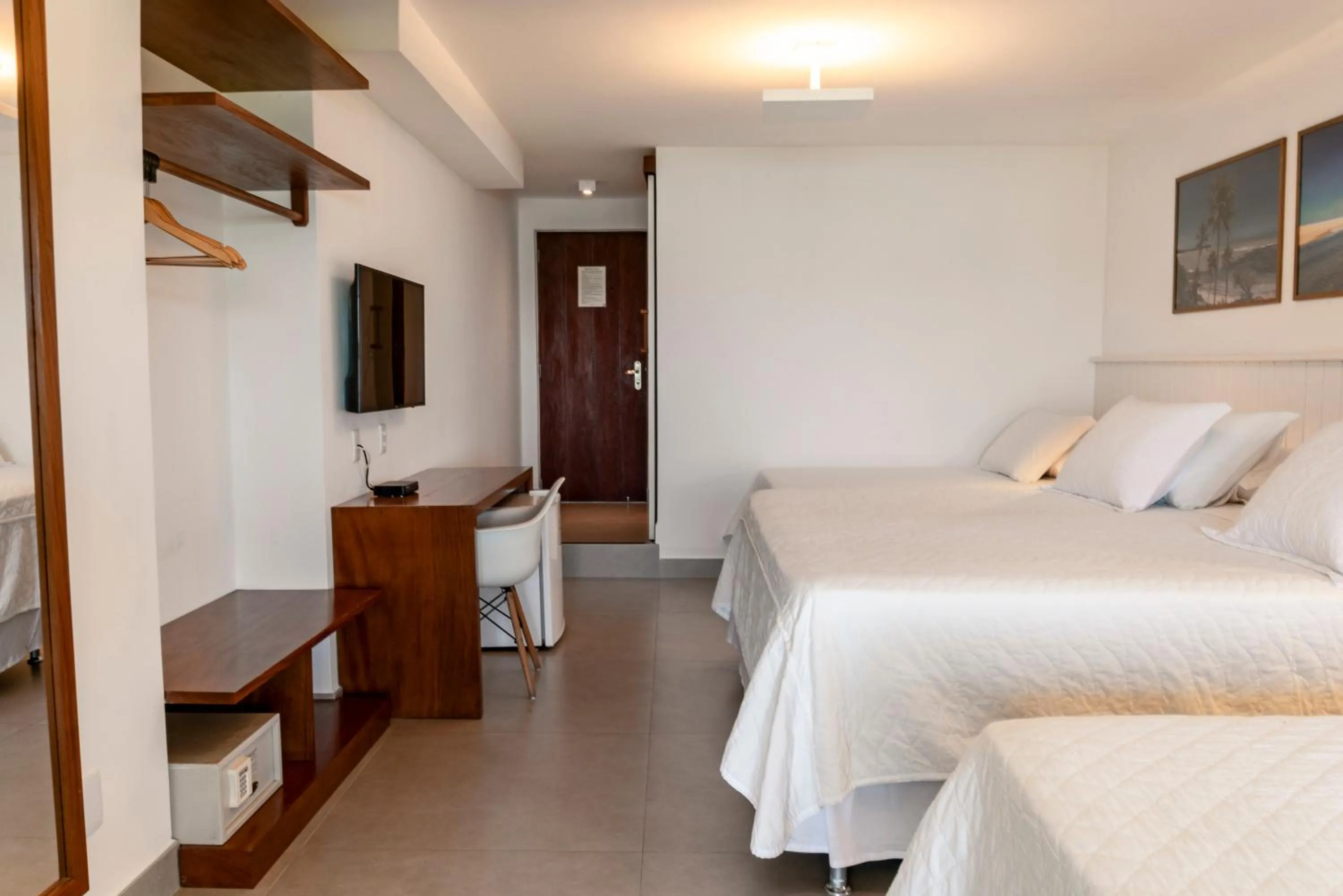 Bed in Hotel Paraiso do Morro