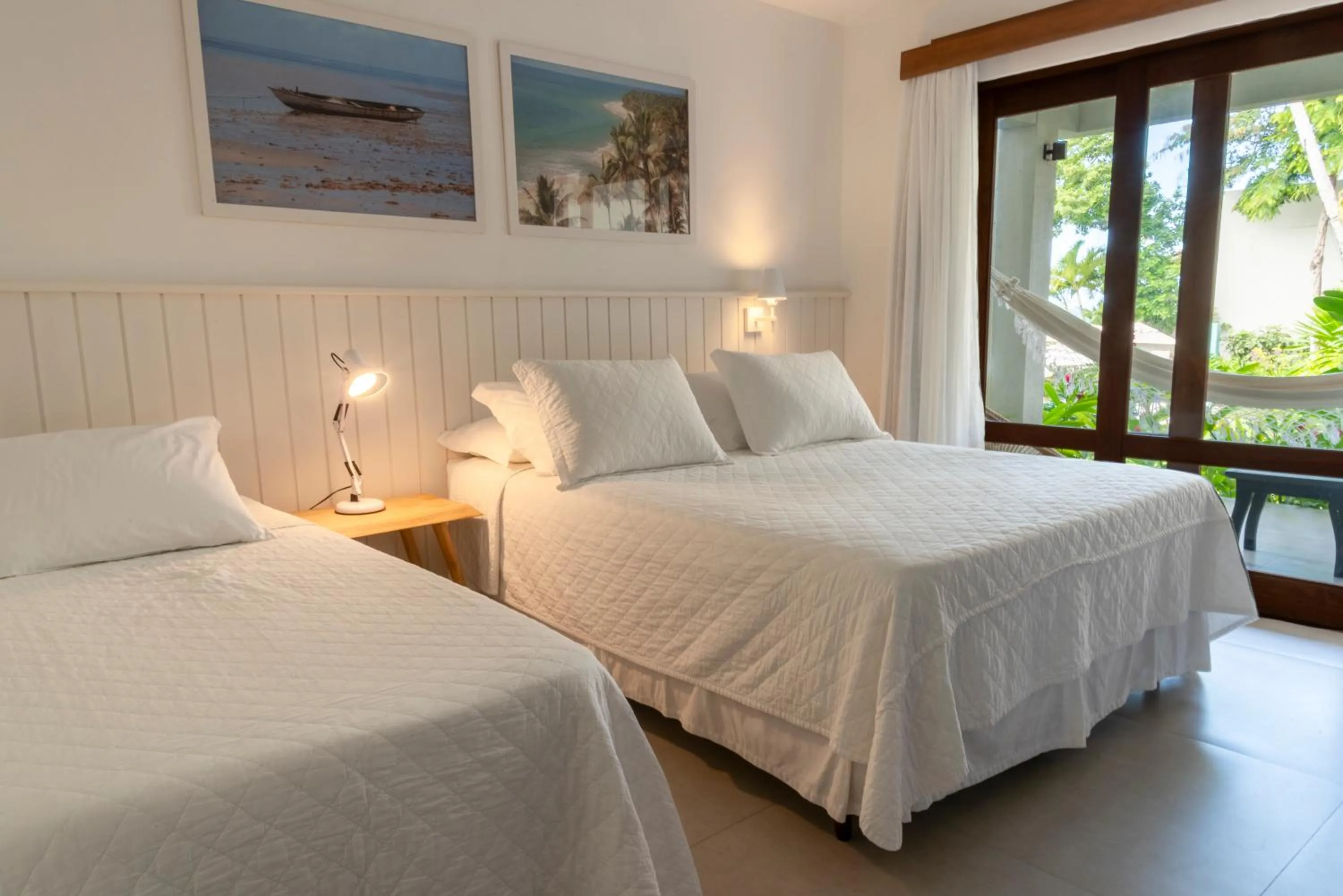 Bed in Hotel Paraiso do Morro