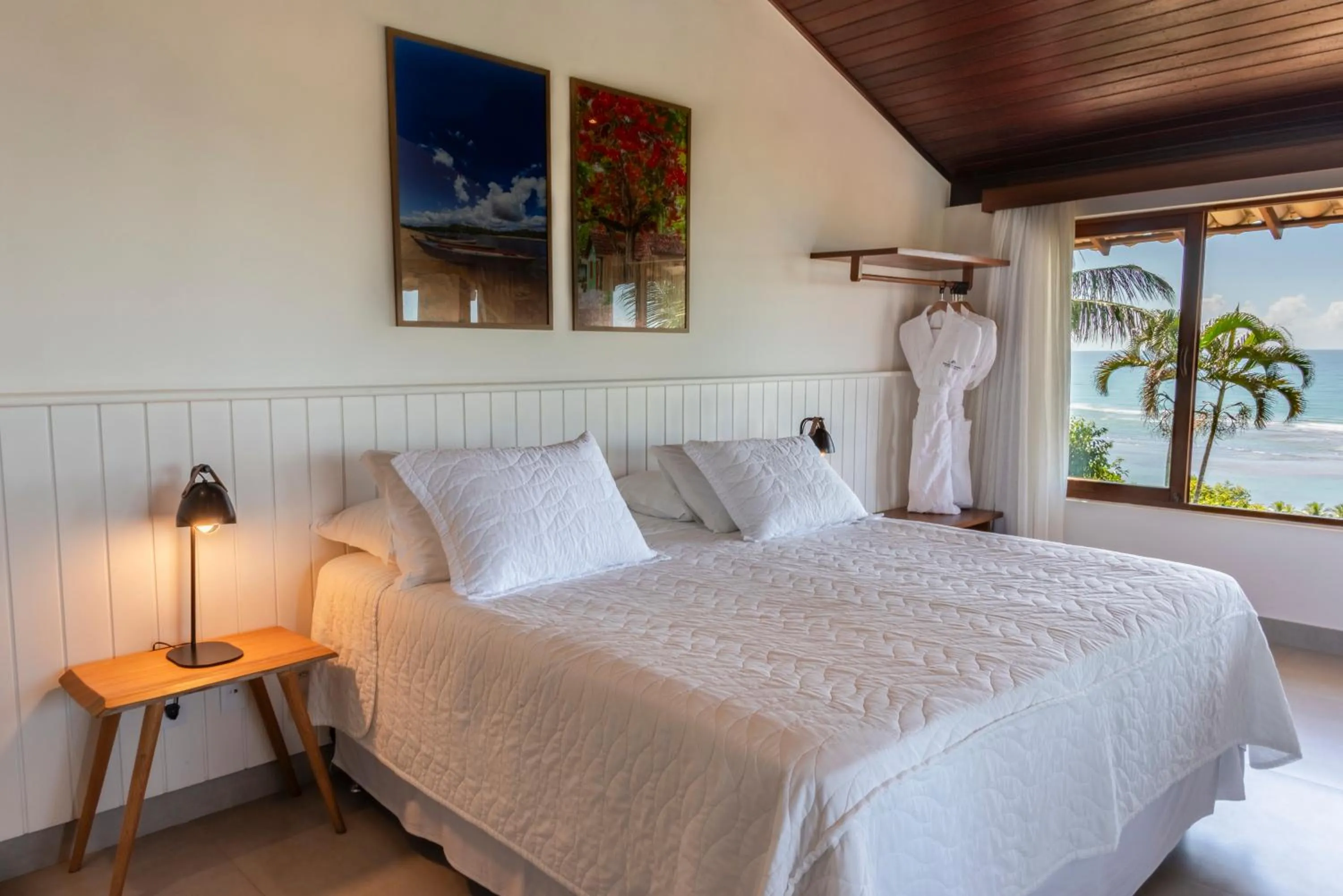 Bedroom, Bed in Hotel Paraiso do Morro