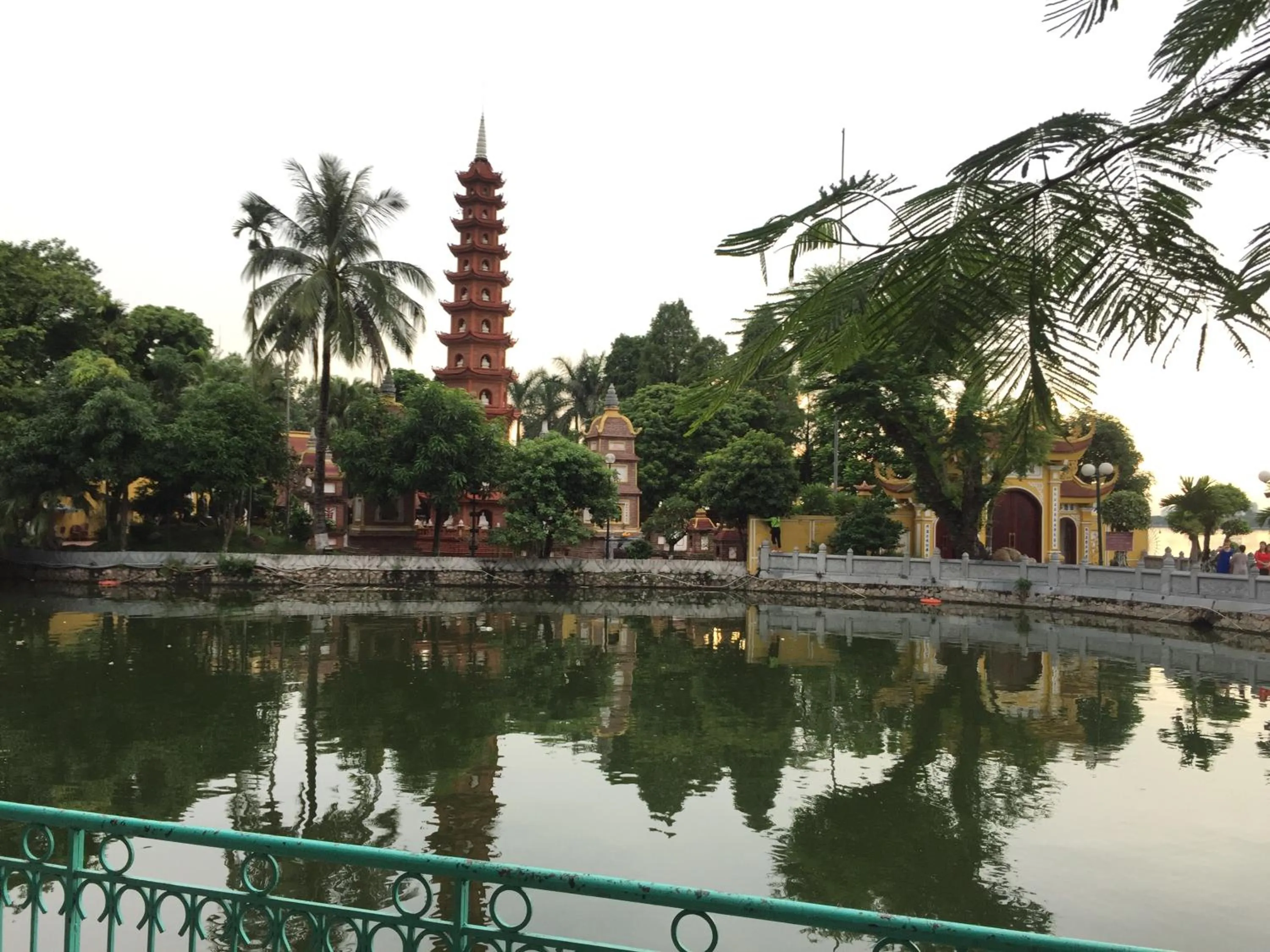 Garden view in Thai Hoa Hotel