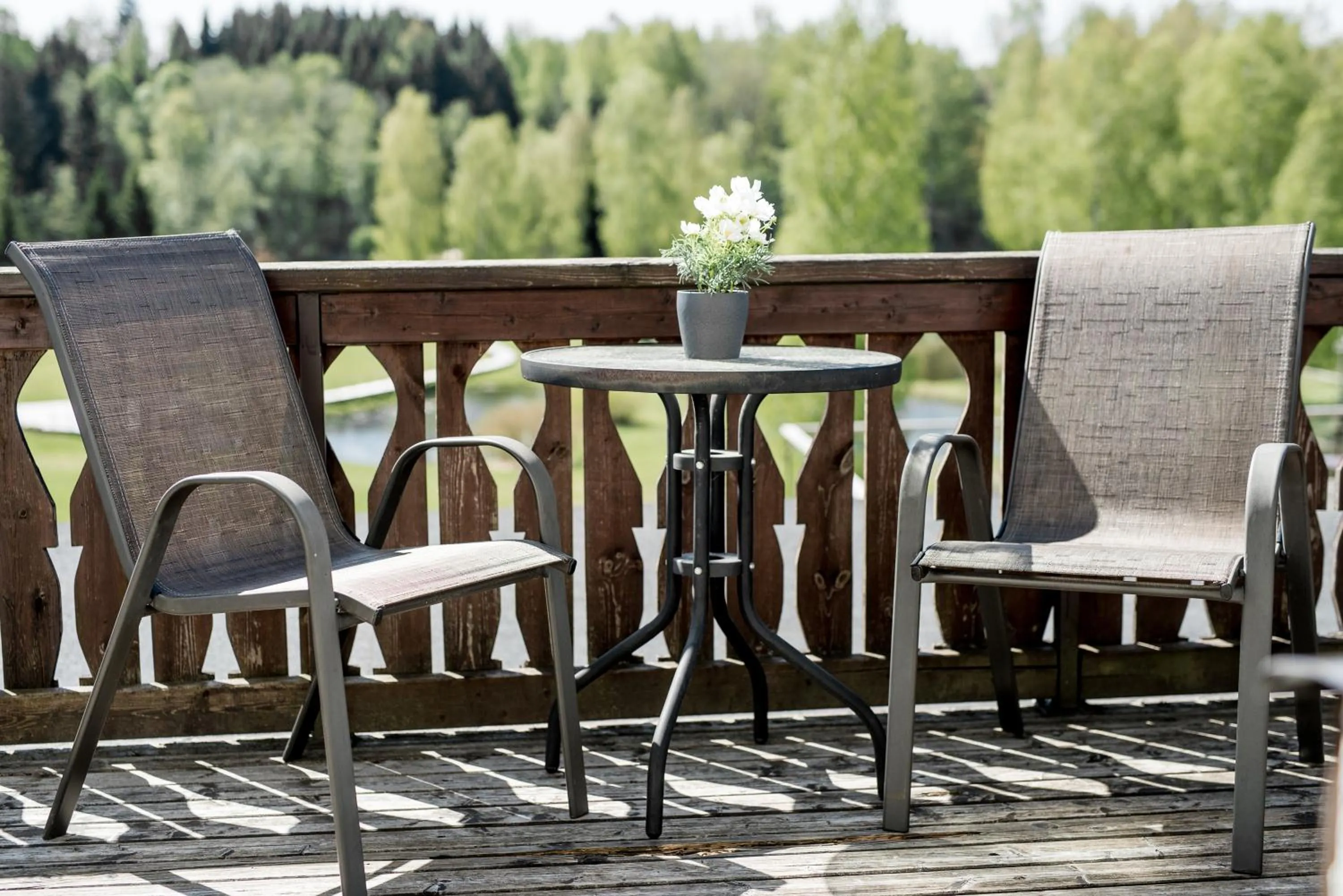 Balcony/Terrace in Spa Hotel Ezeri