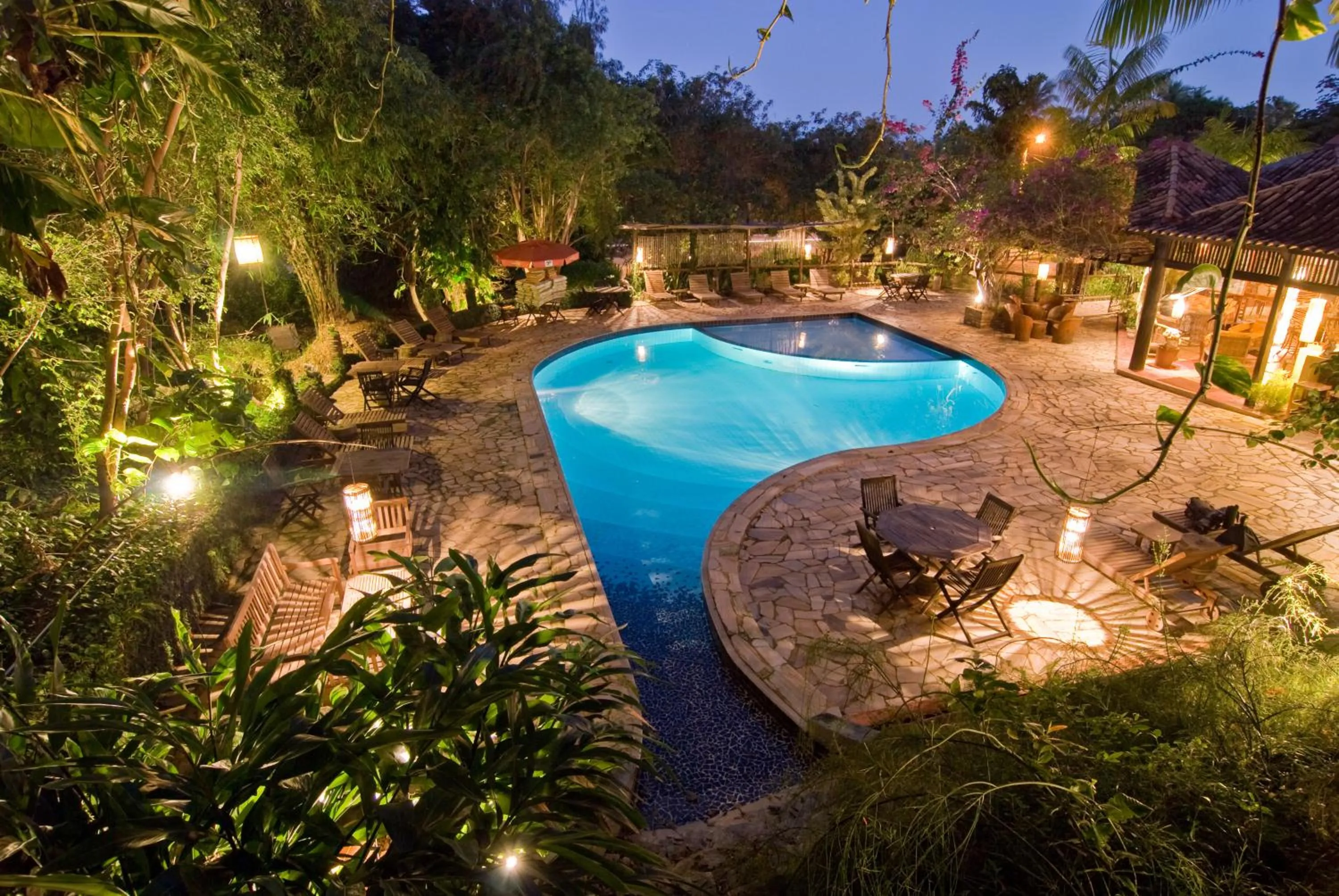 Swimming pool in Vilangelim Eco-Pousada