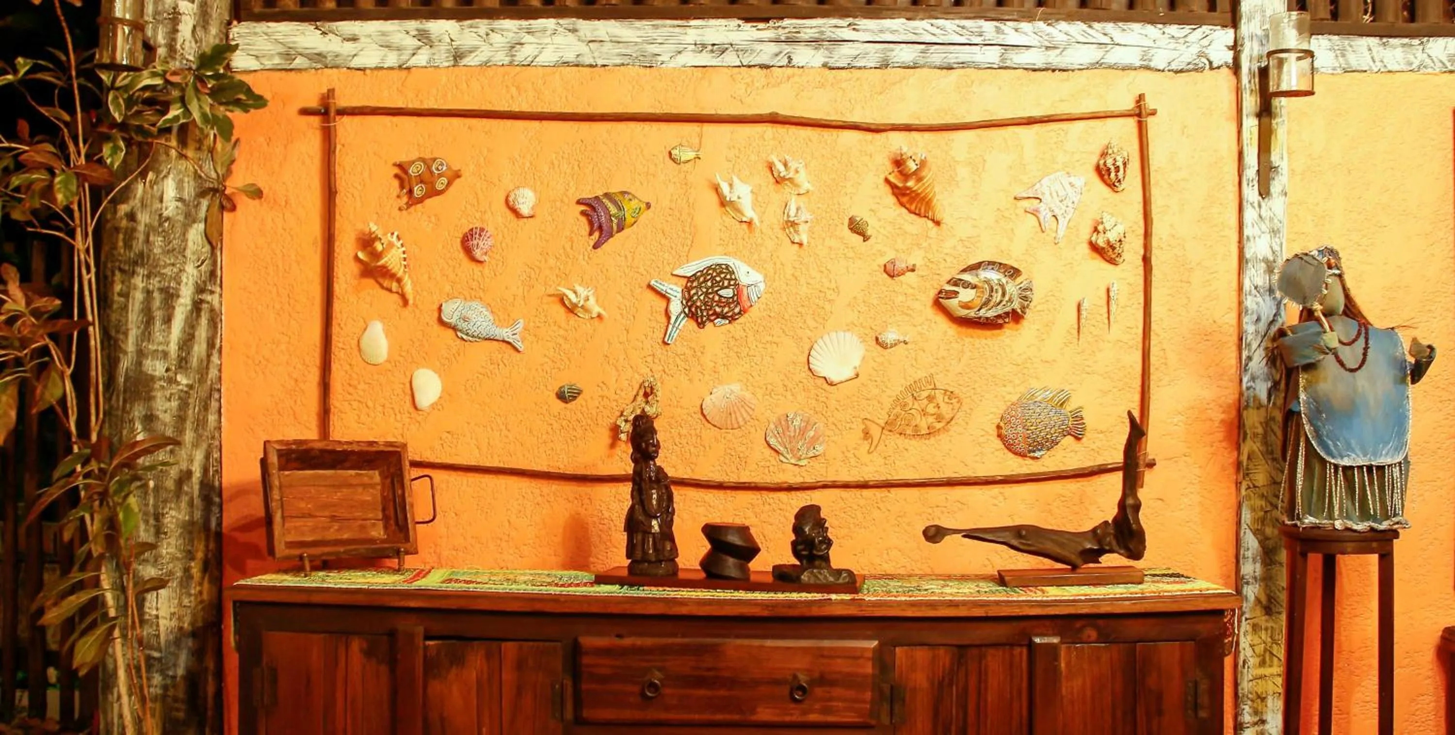 Decorative detail in Vilangelim Eco-Pousada