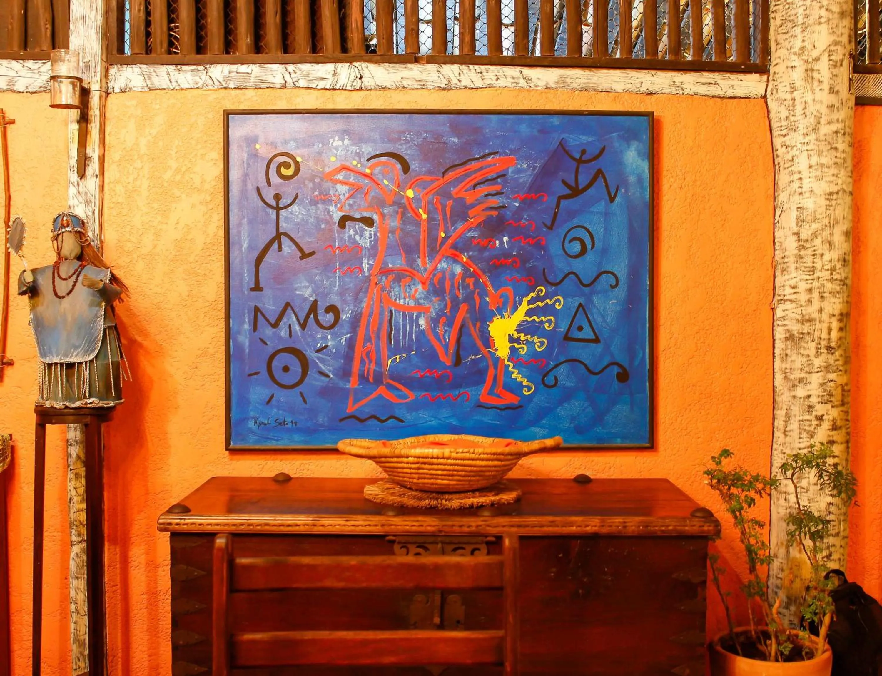 Decorative detail in Vilangelim Eco-Pousada