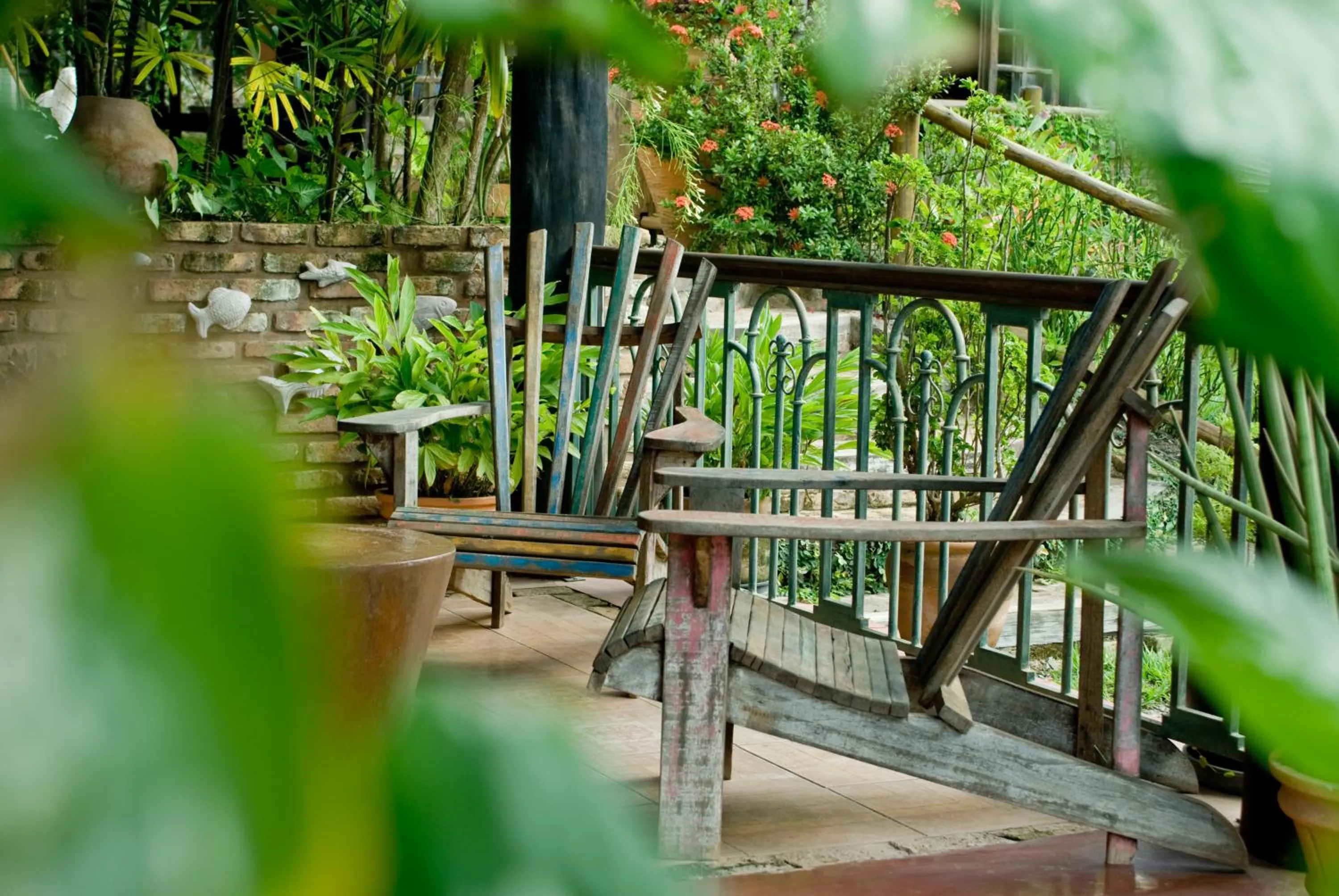 Lobby or reception in Vilangelim Eco-Pousada