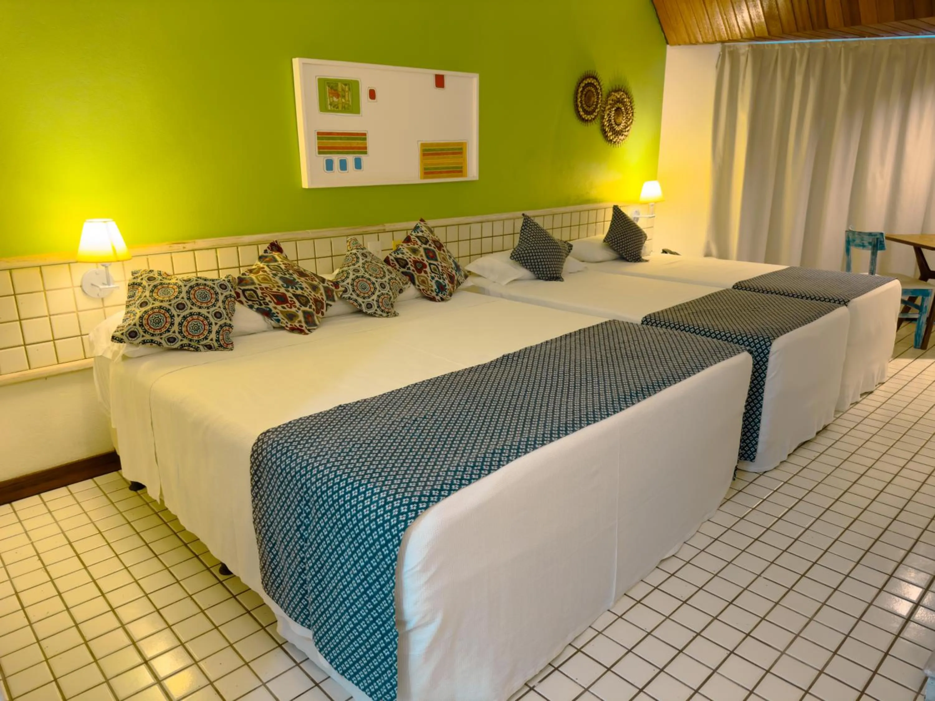 Bed in Hotel Aldeia da Praia