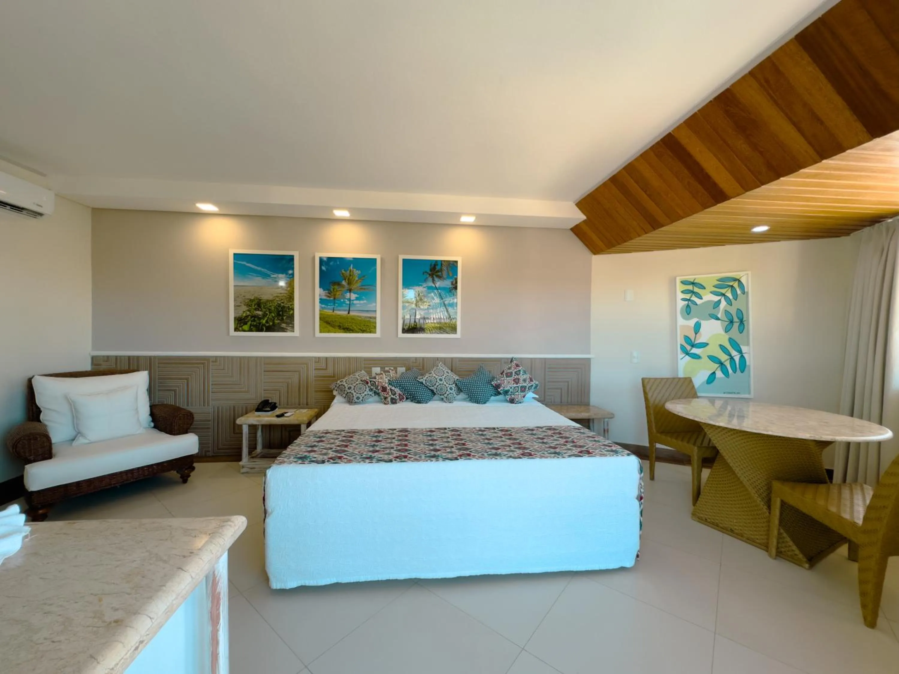 Bed in Hotel Aldeia da Praia