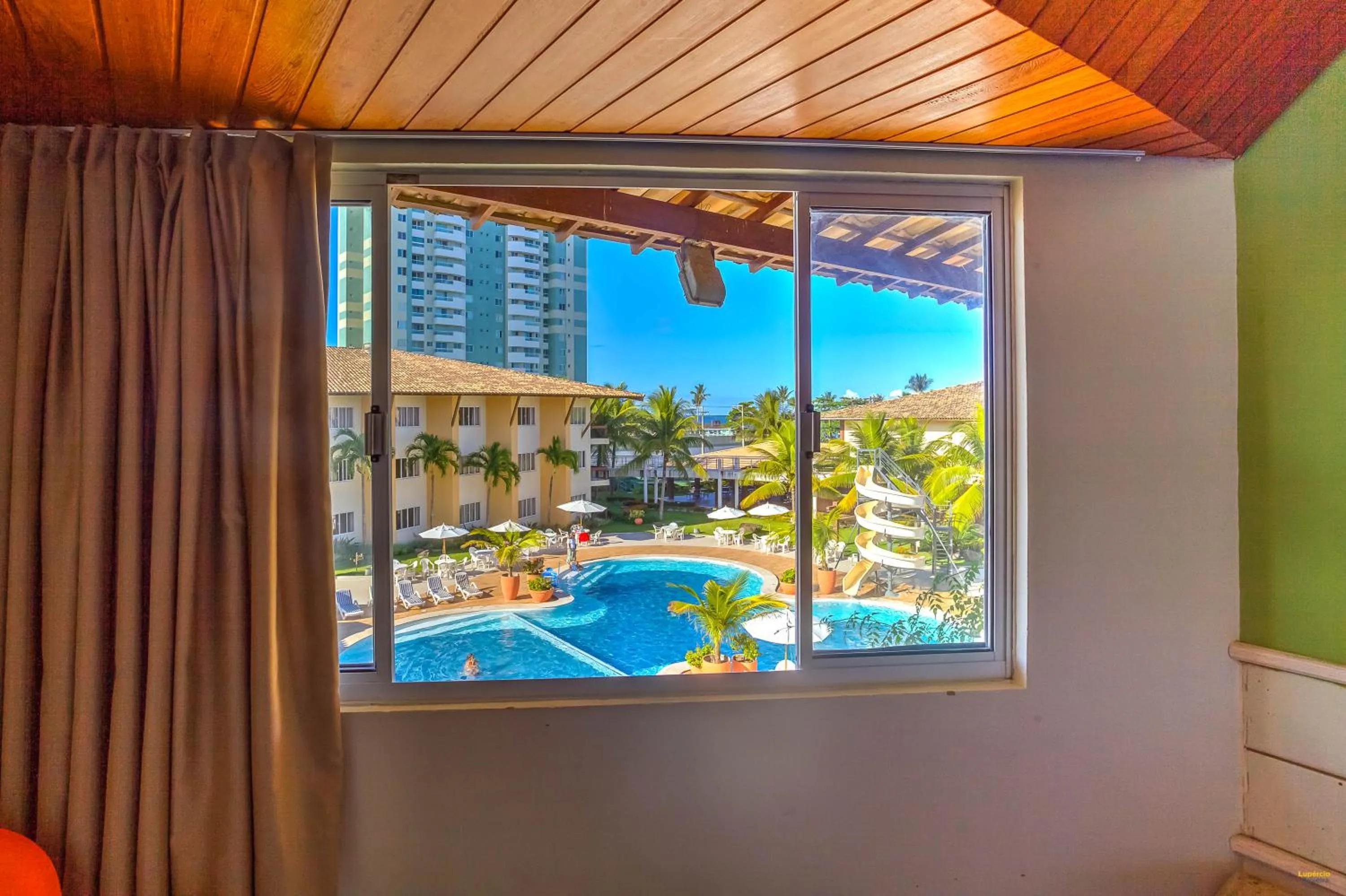 Pool view in Hotel Aldeia da Praia