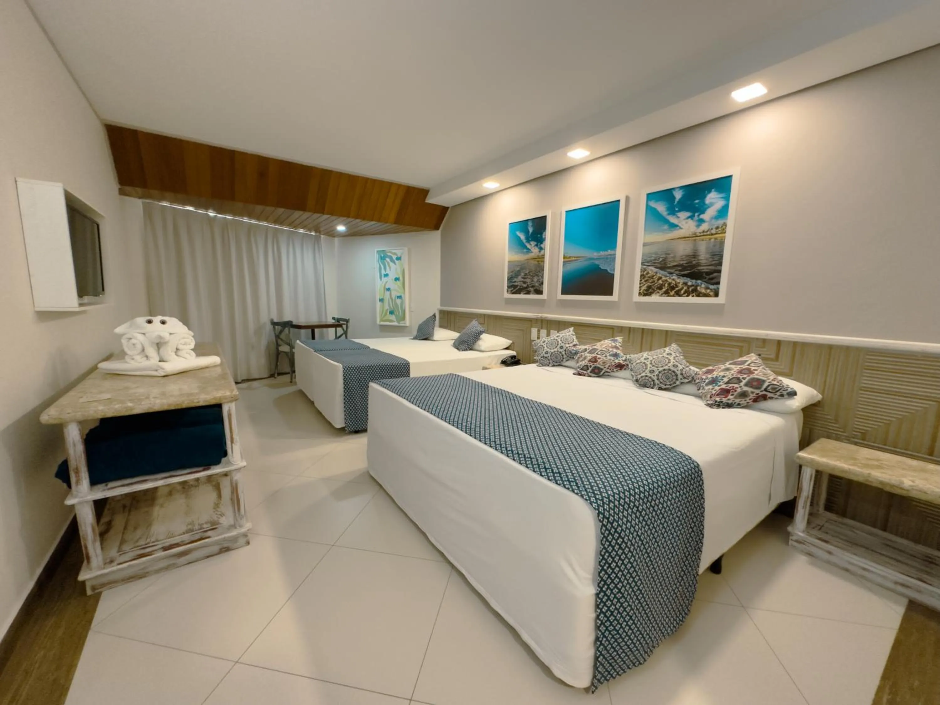 Bed in Hotel Aldeia da Praia