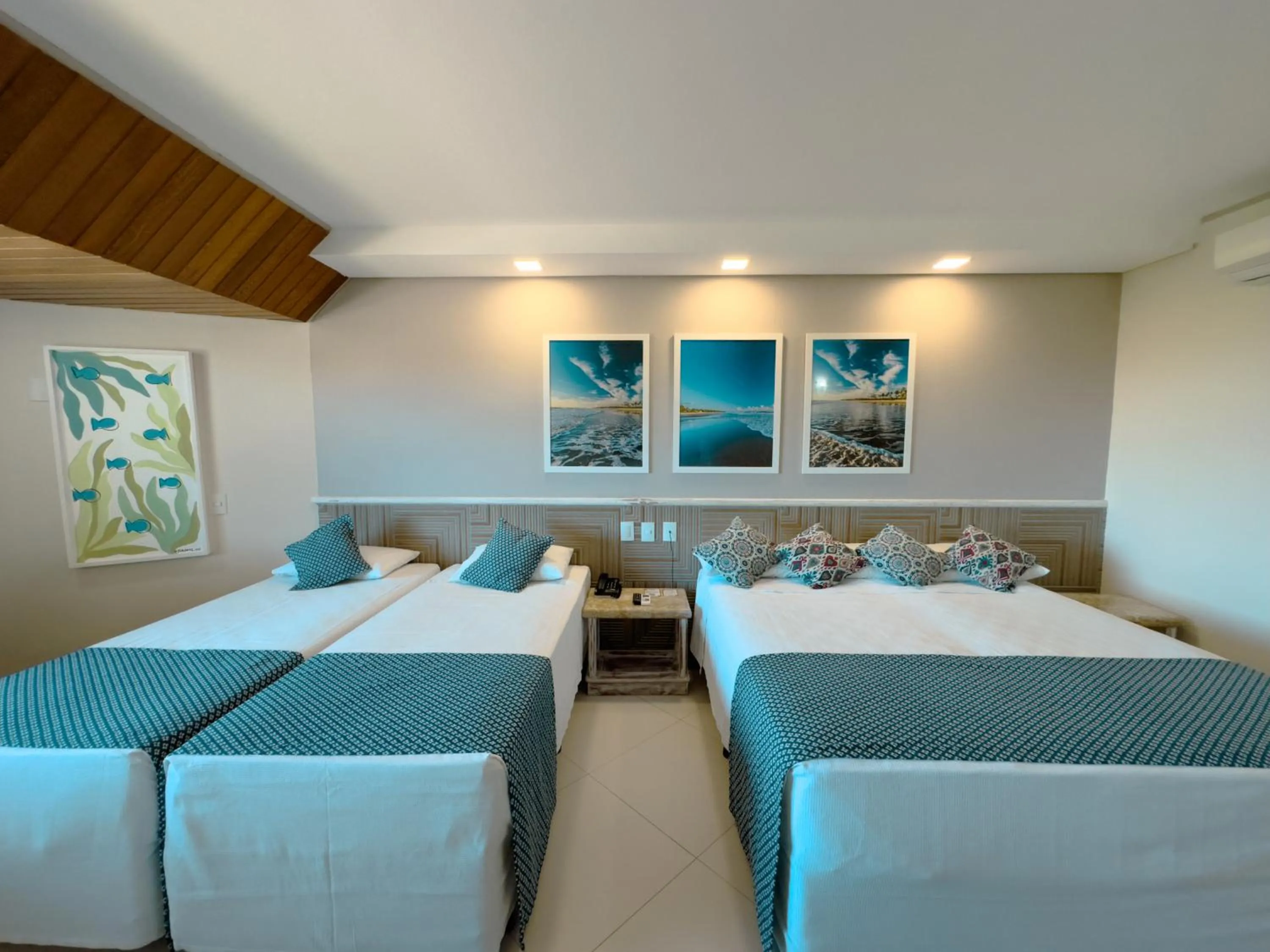 Bed in Hotel Aldeia da Praia