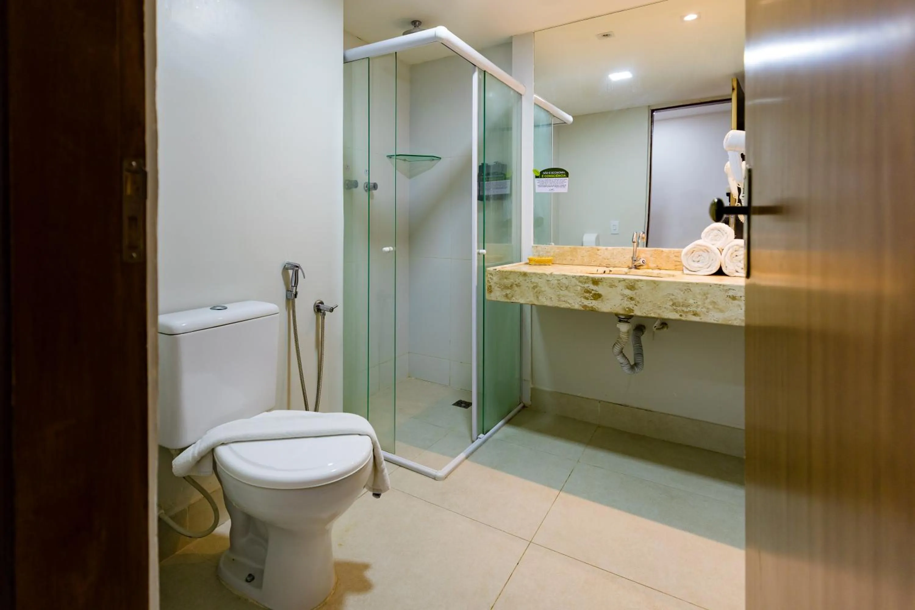 Bathroom in El Aram Beach & Convention