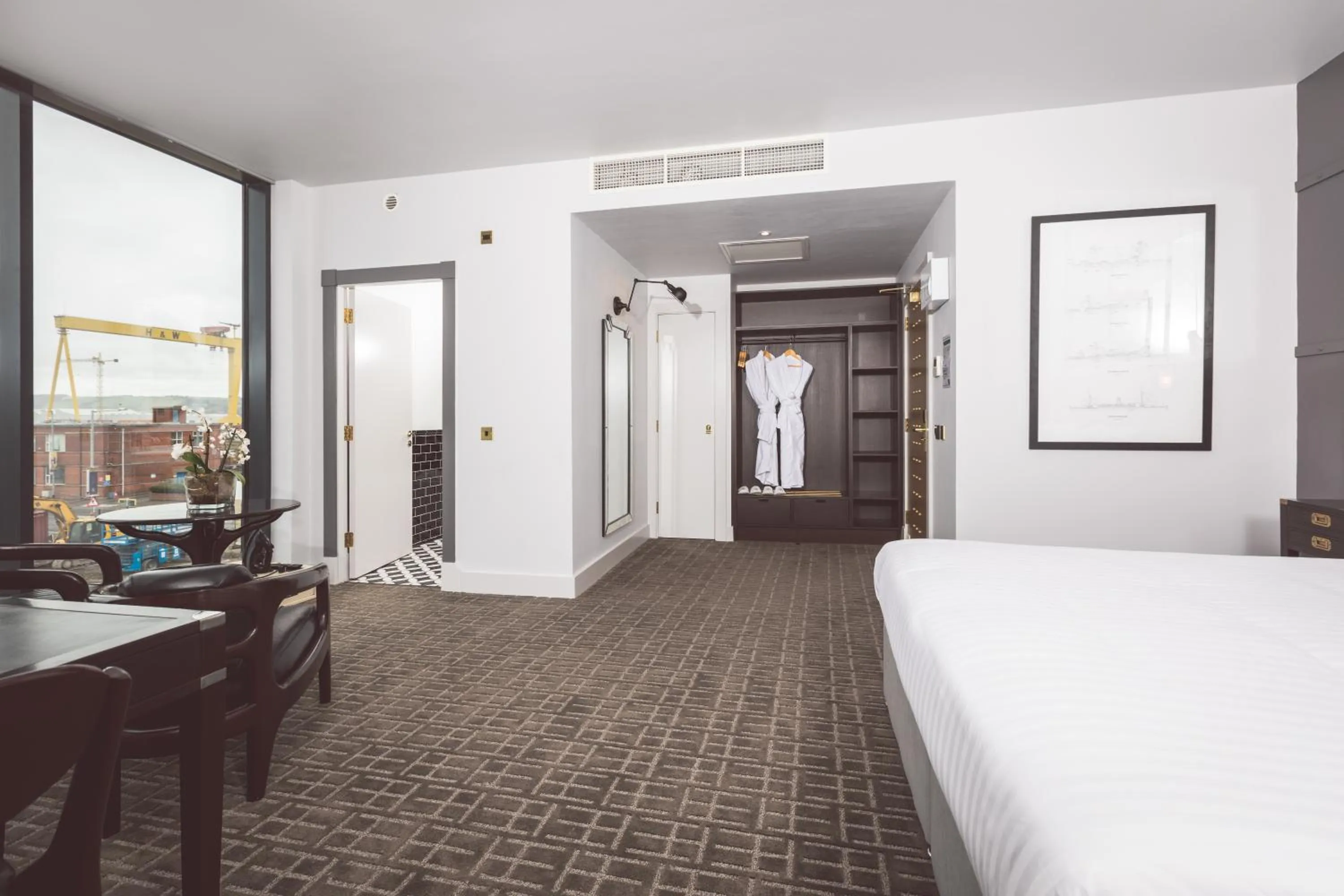 Bedroom, Bed in Titanic Hotel Belfast