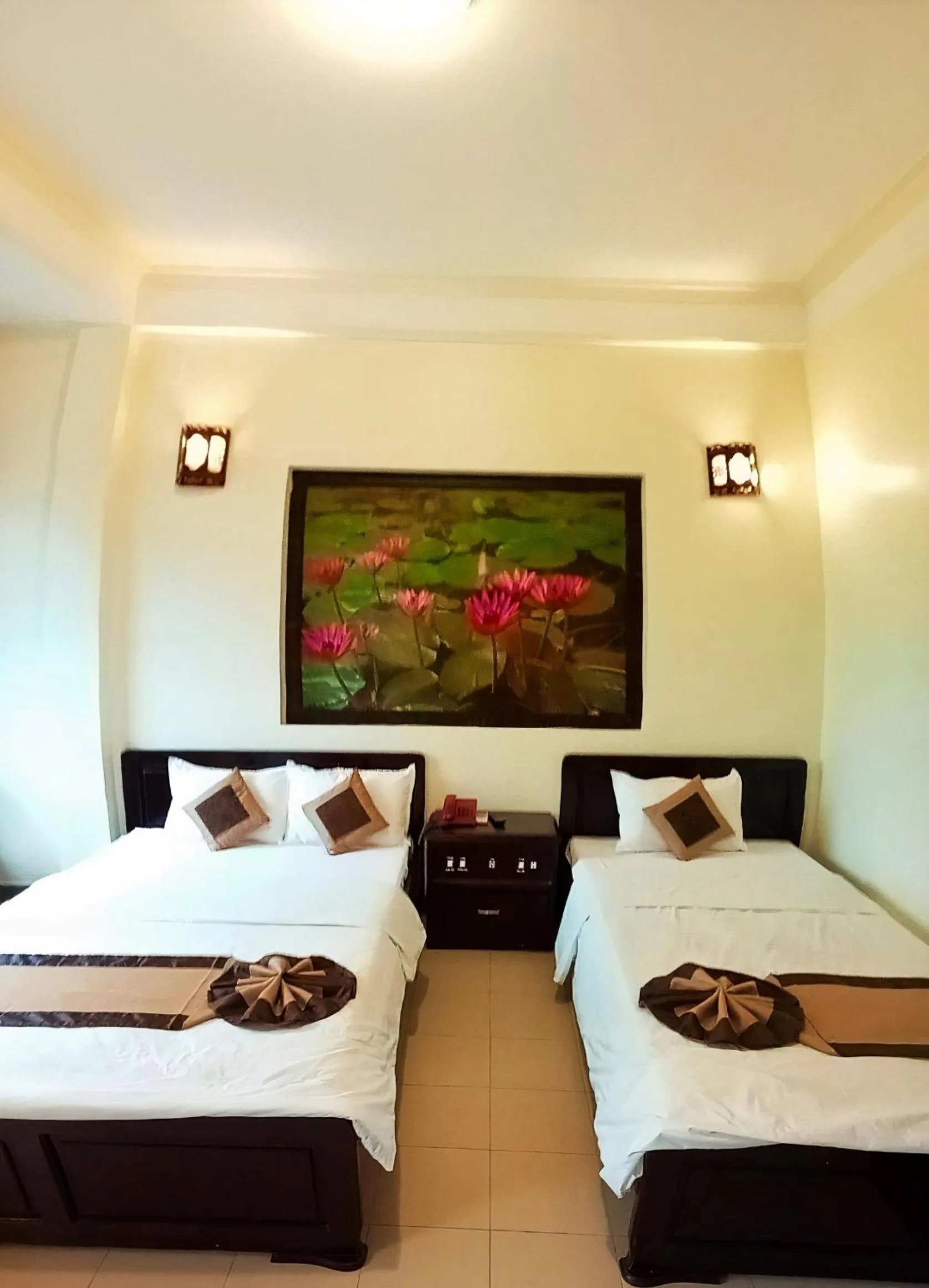 Bed in Tran Ly Hotel