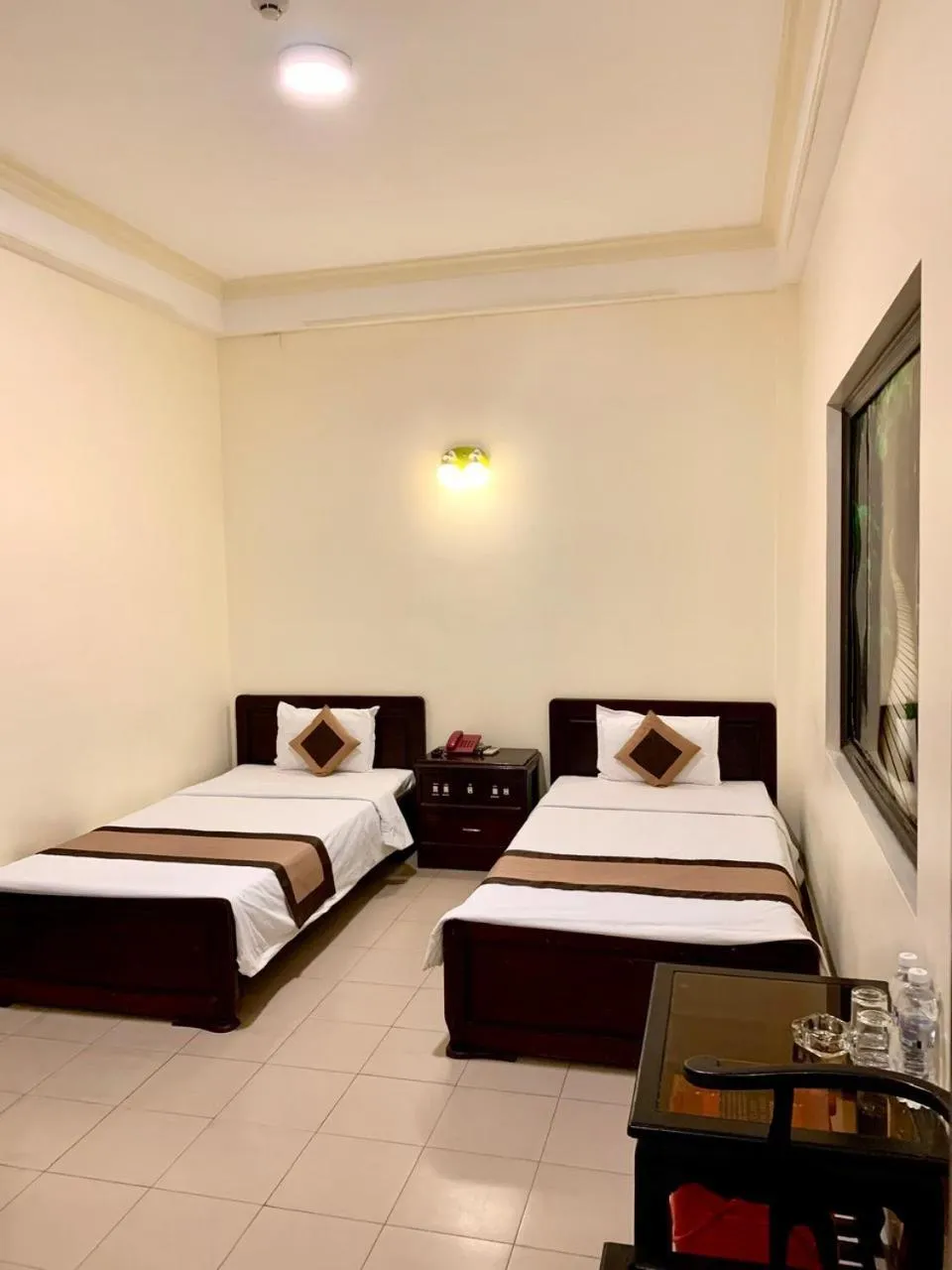 Bed in Tran Ly Hotel