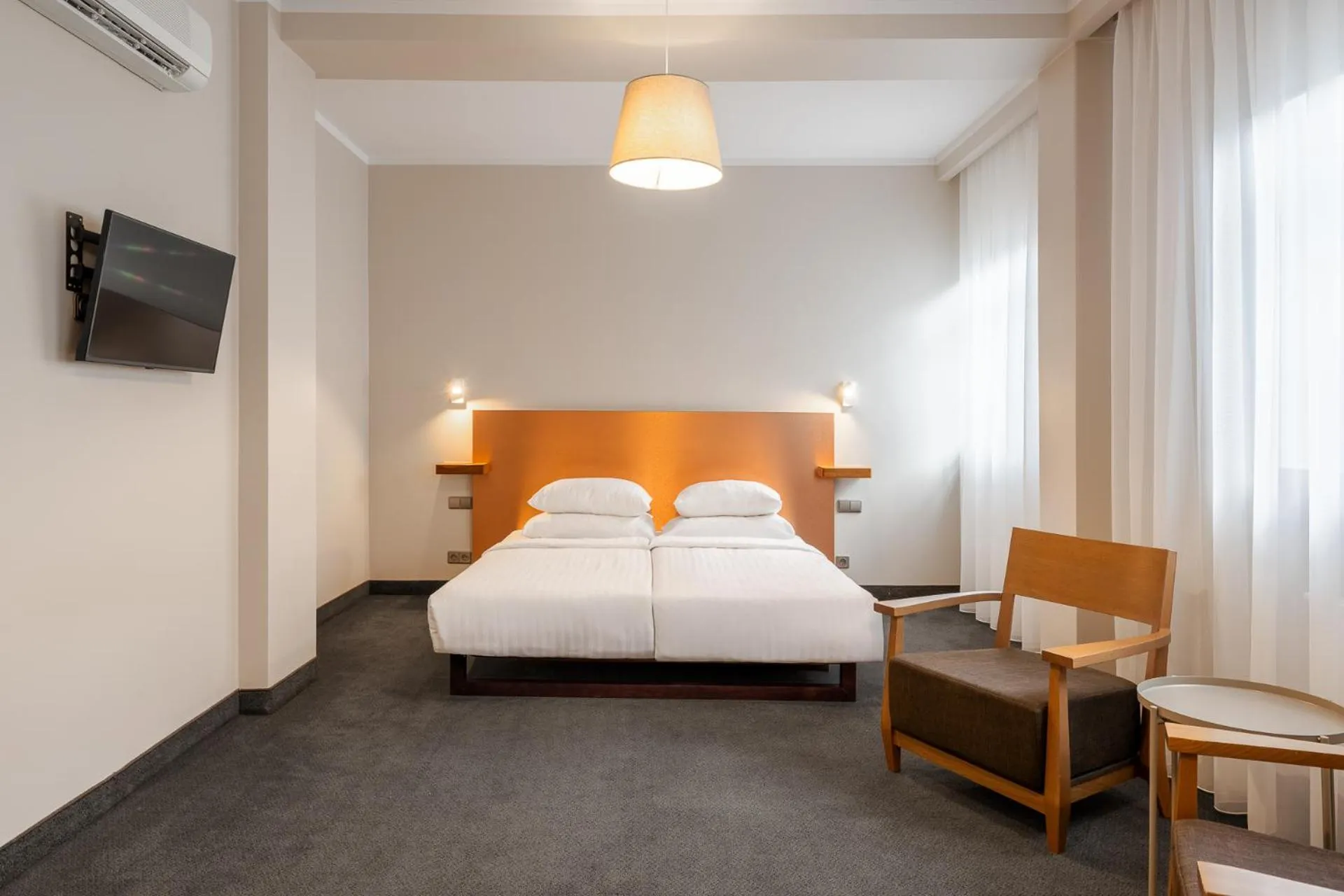 Bed in RIJA Riga City Centre Hotel