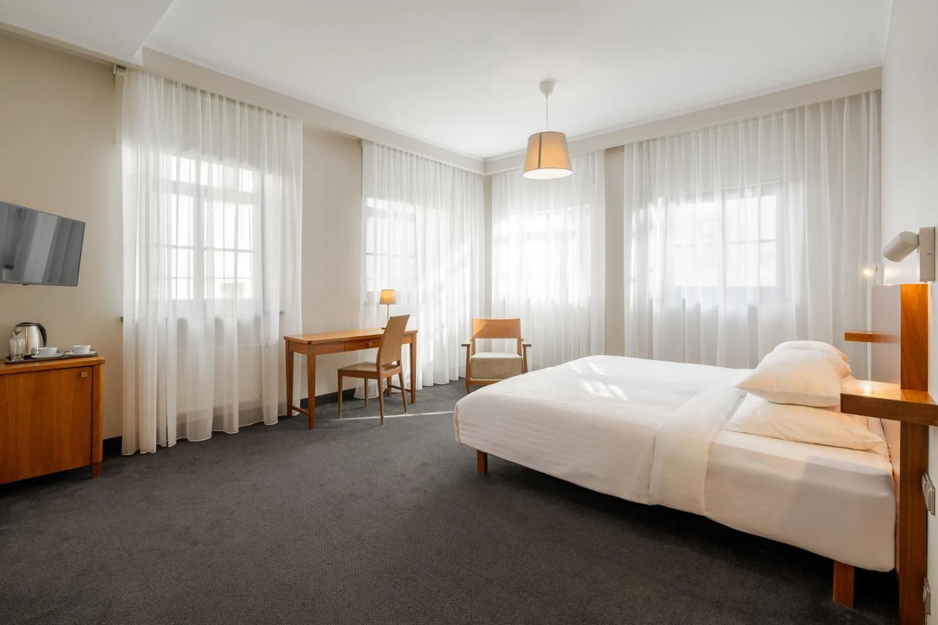 Bed in RIJA Riga City Centre Hotel