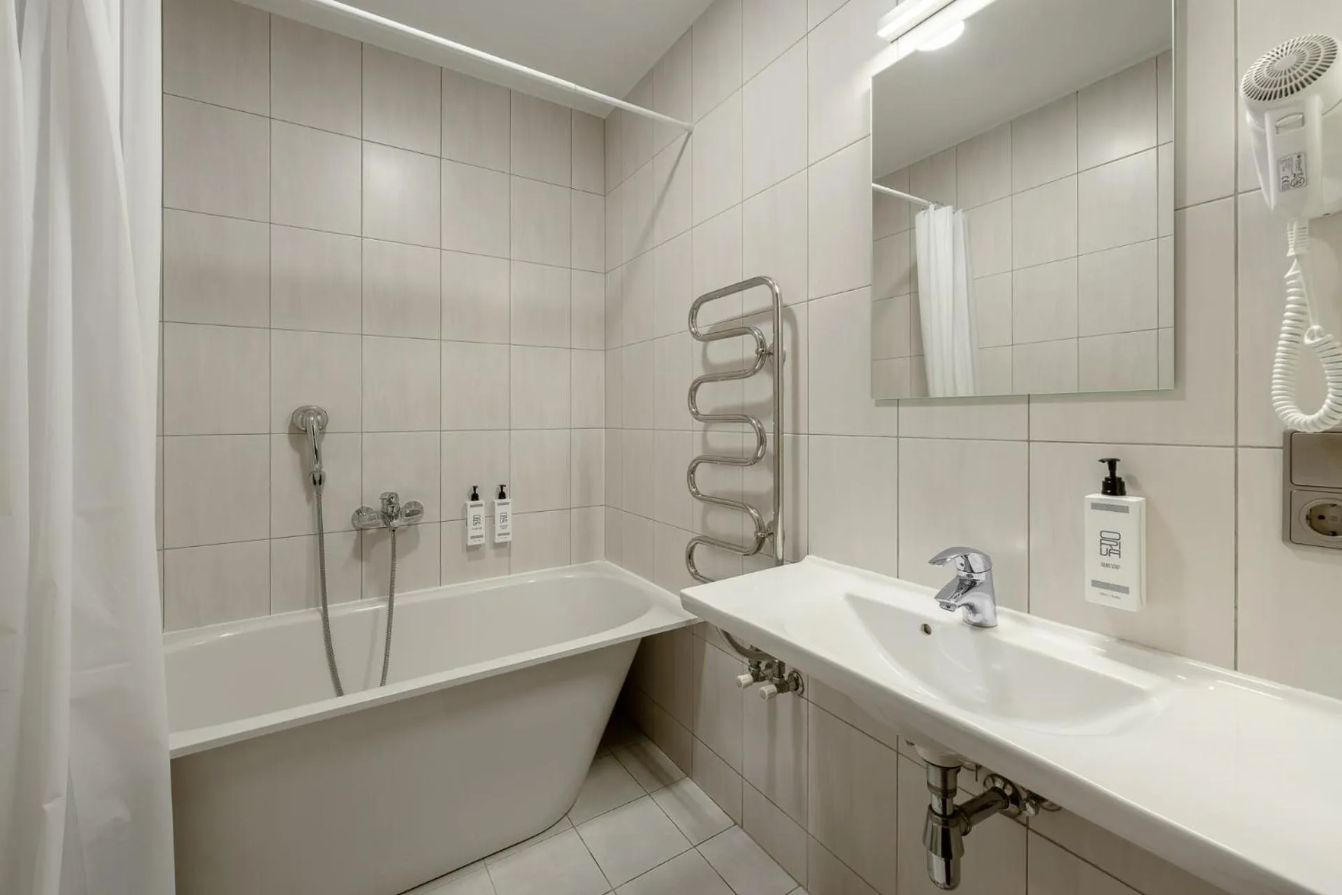 Bathroom in RIJA Riga City Centre Hotel