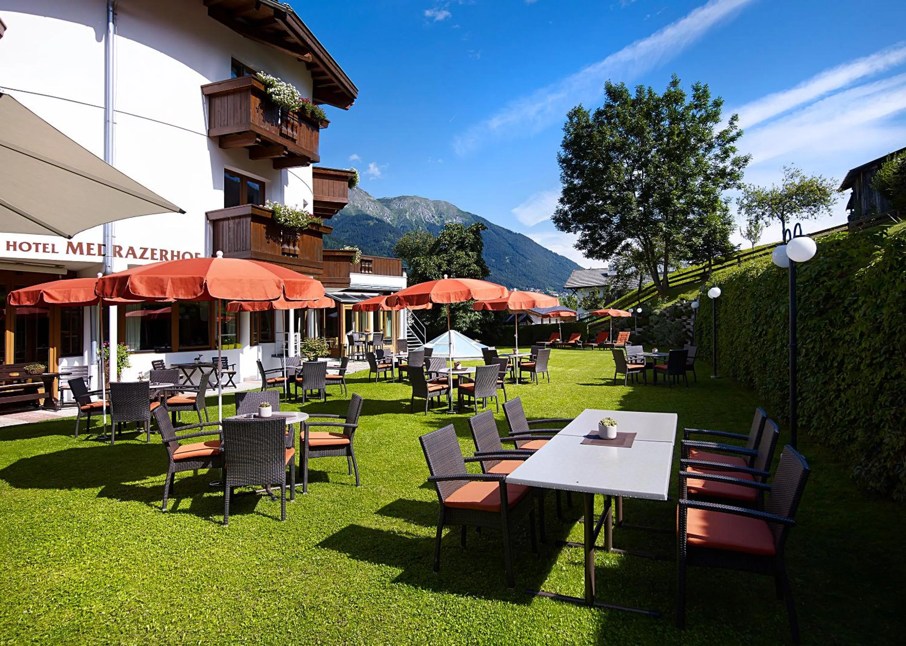 Facade/entrance in Hotel Medrazerhof