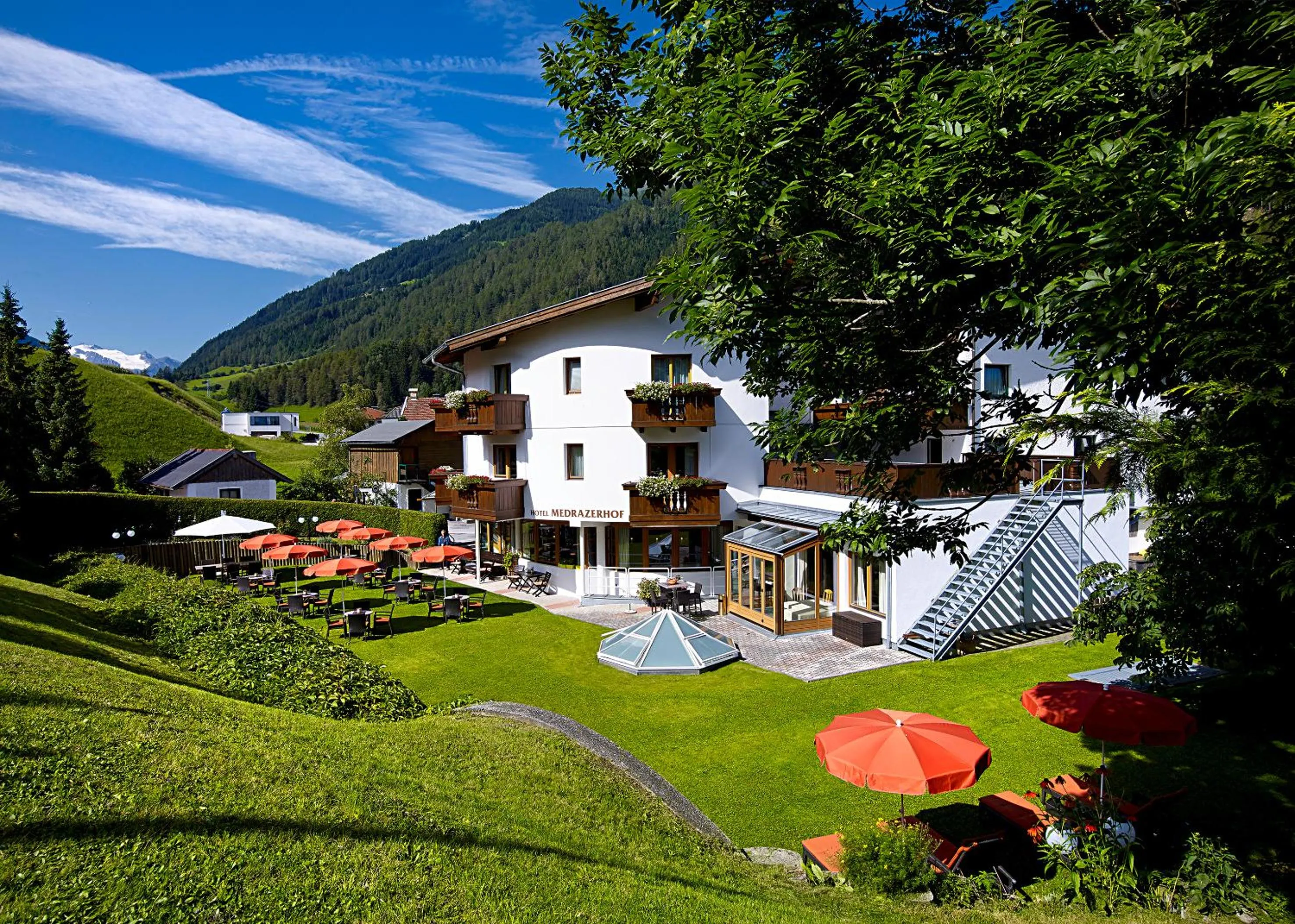 Facade/entrance in Hotel Medrazerhof