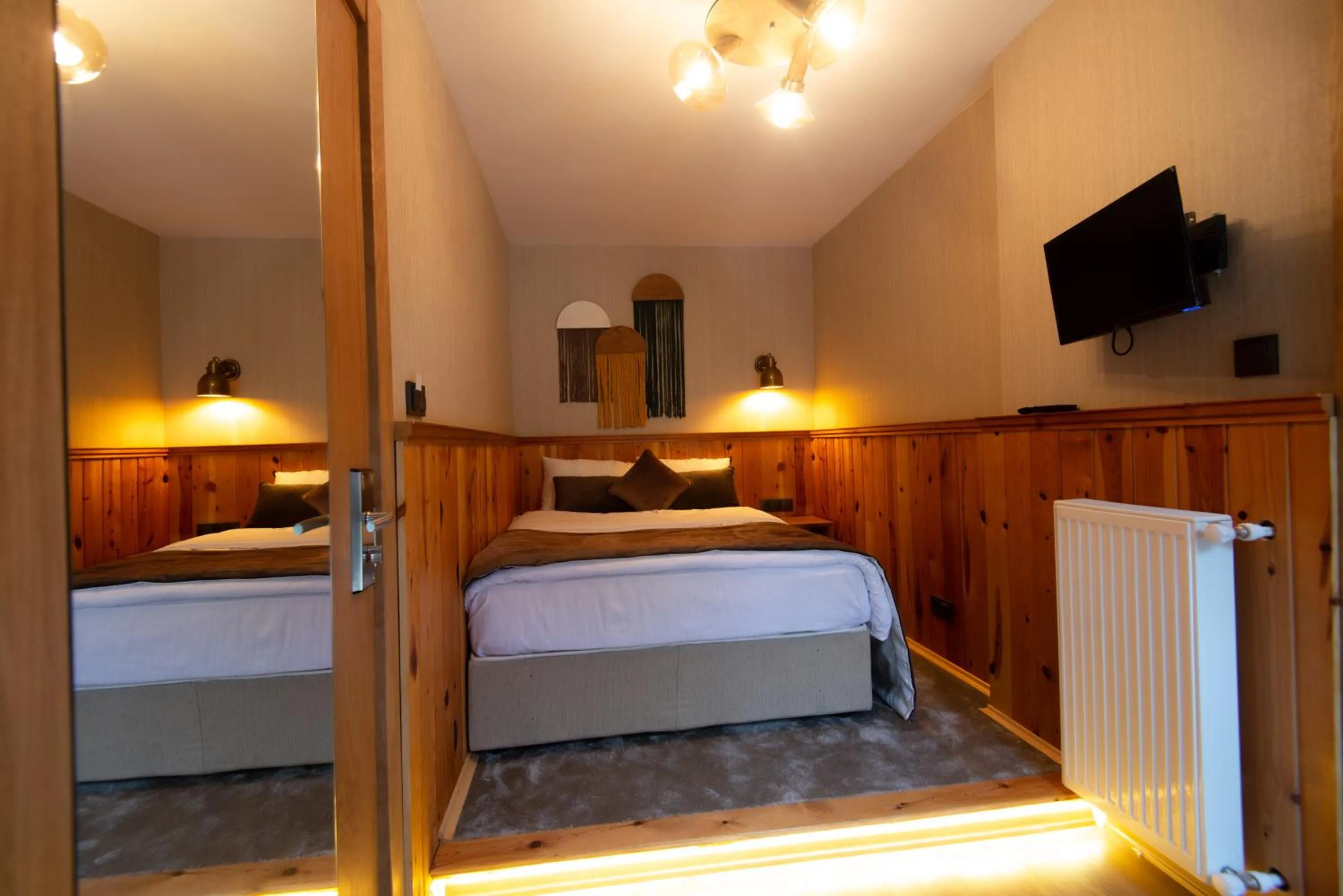 Bed in Ayder Koru Hotel