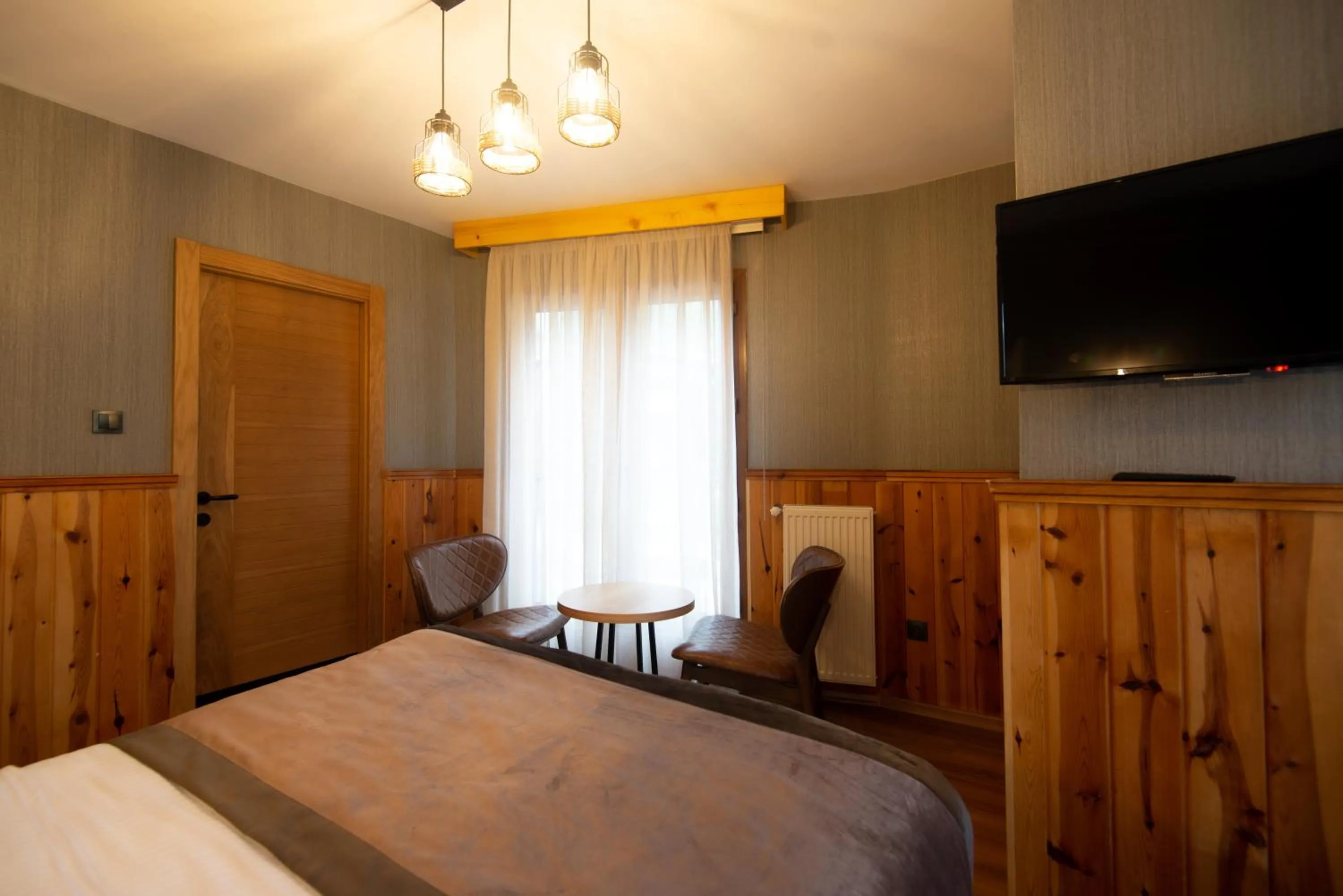 Bed in Ayder Koru Hotel
