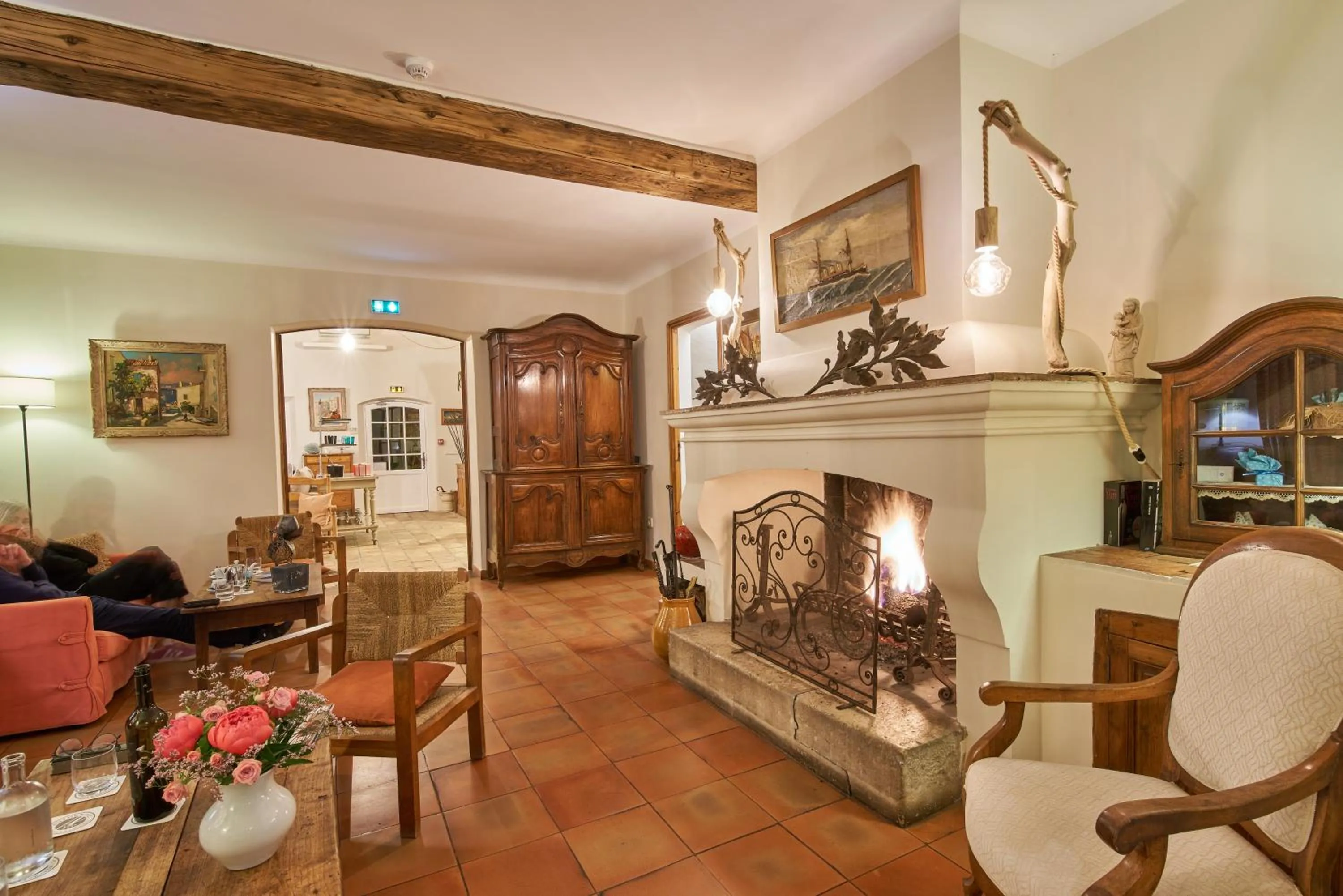 Living room in La Ferme D'Augustin
