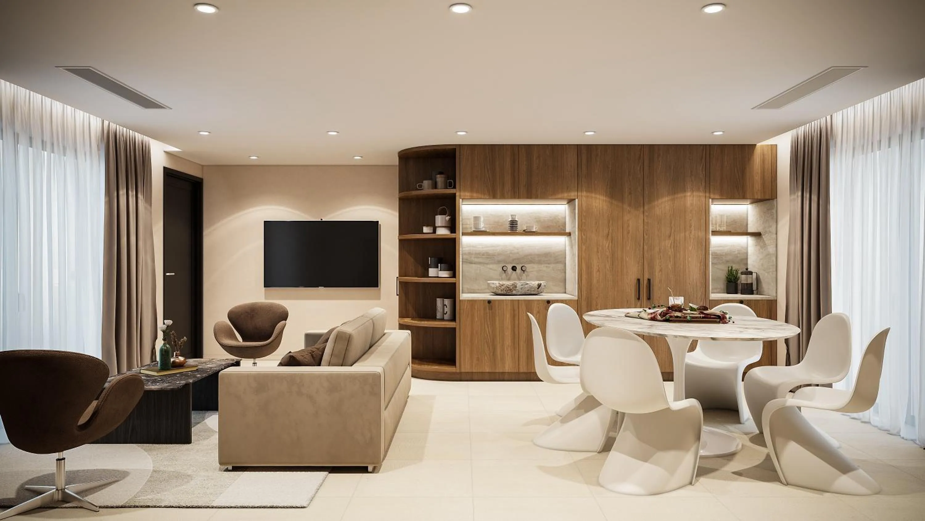 Kitchen or kitchenette in Villa Cosy, hotel & spa