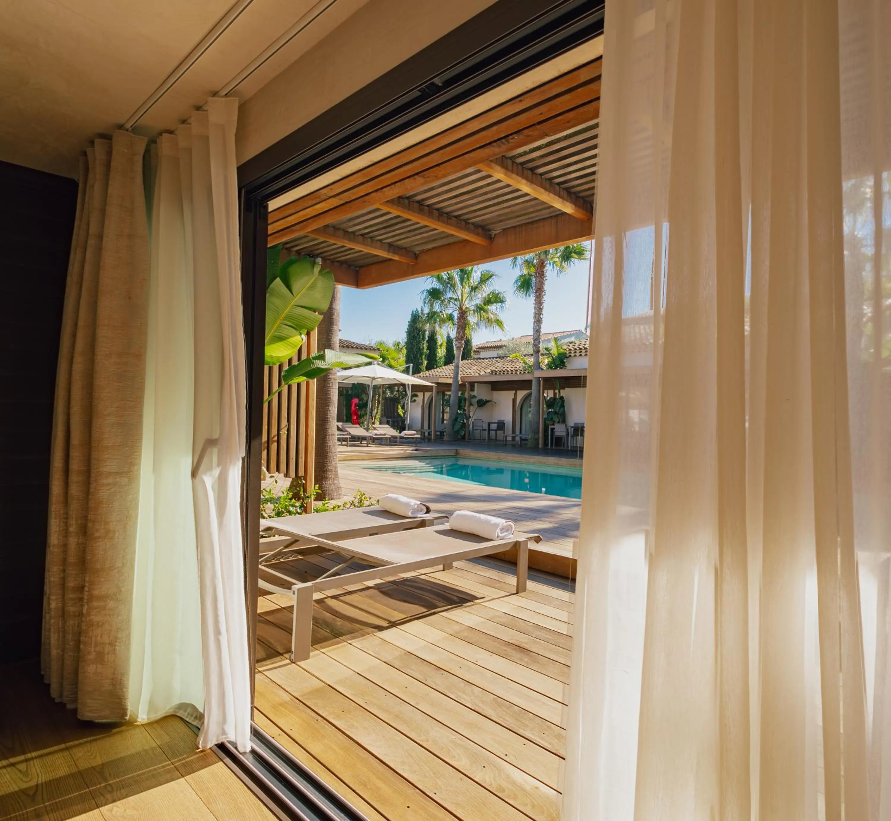 Patio in Villa Cosy, hotel & spa