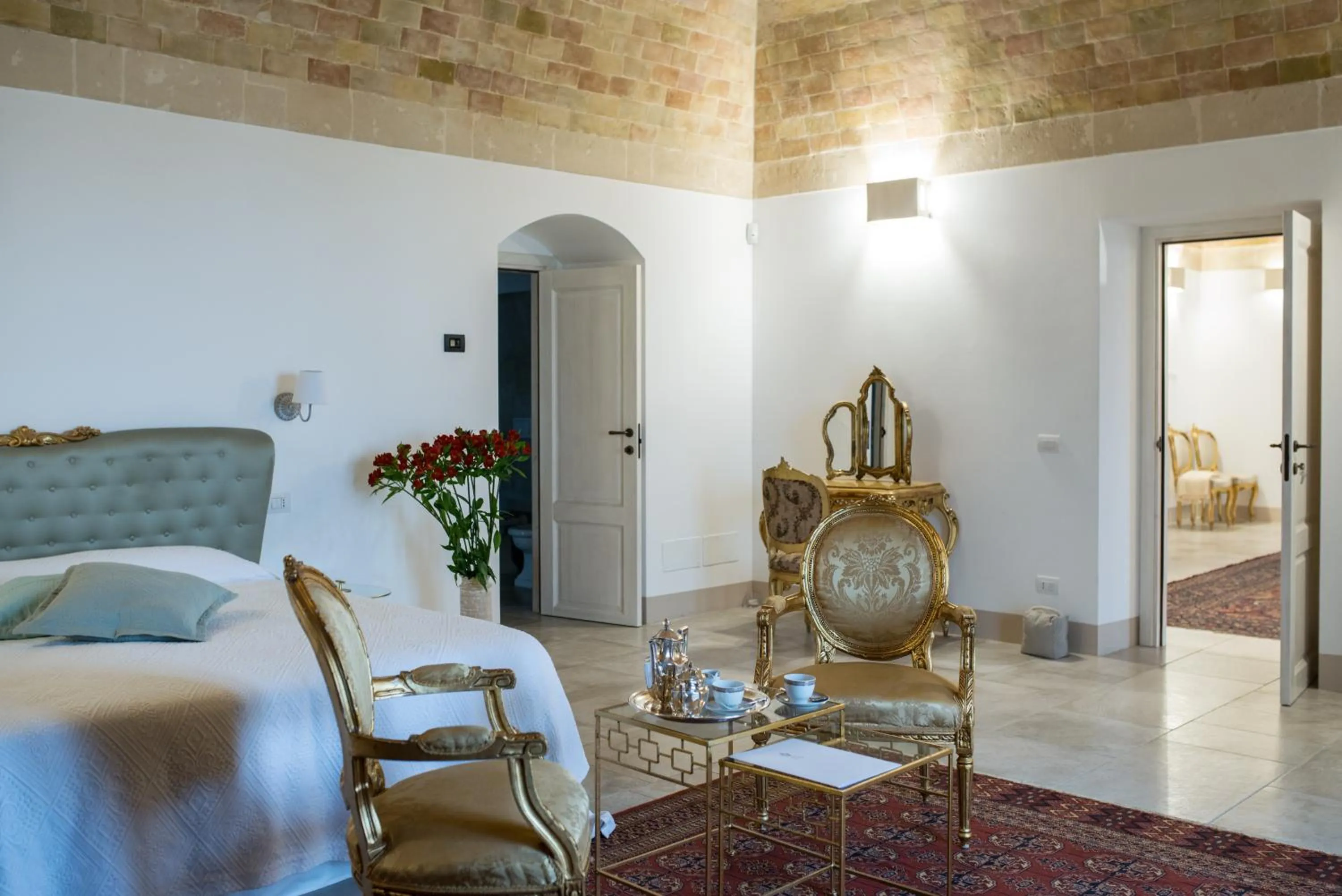 Bedroom, Bed in Masseria Fontana di Vite