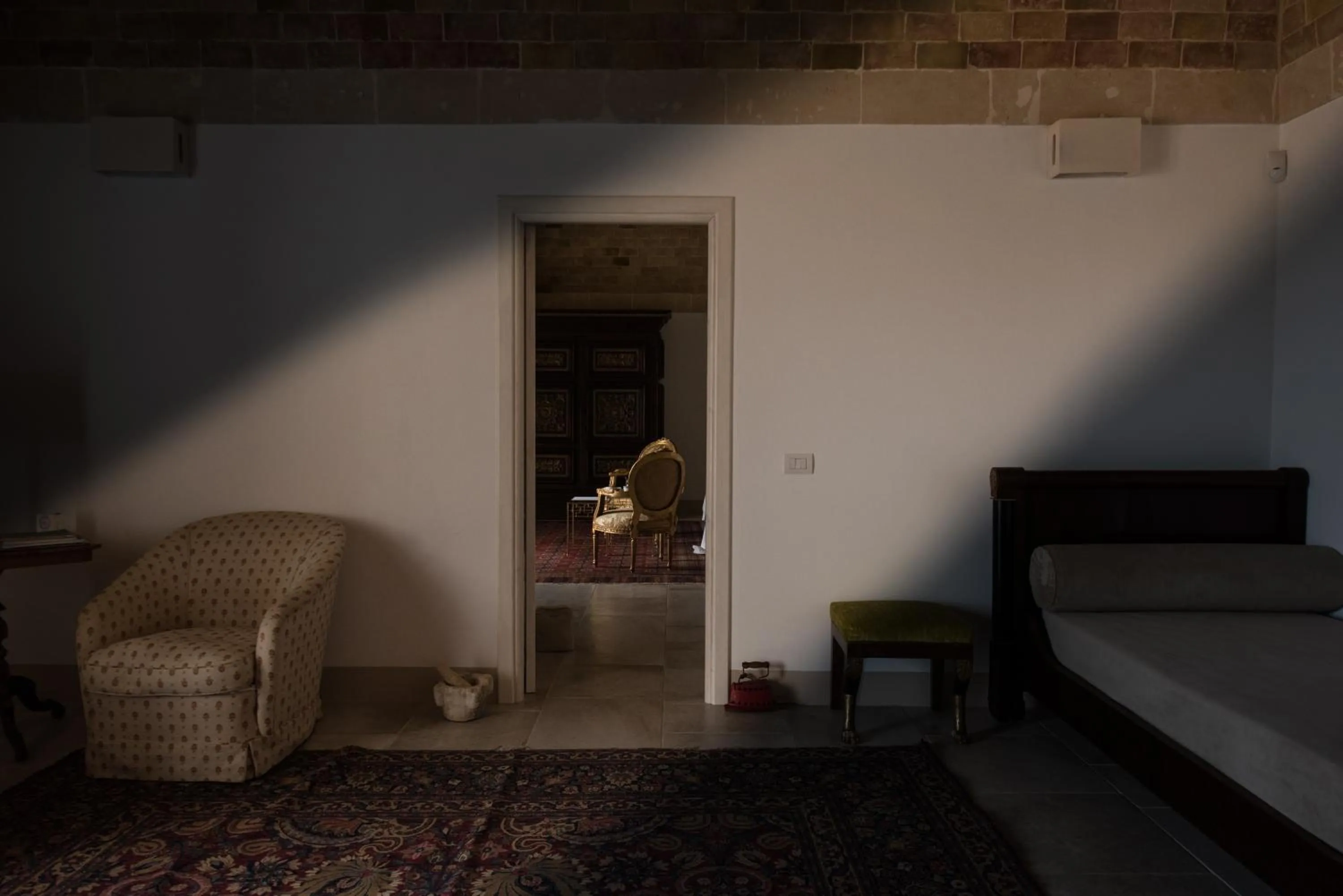 Seating area in Masseria Fontana di Vite