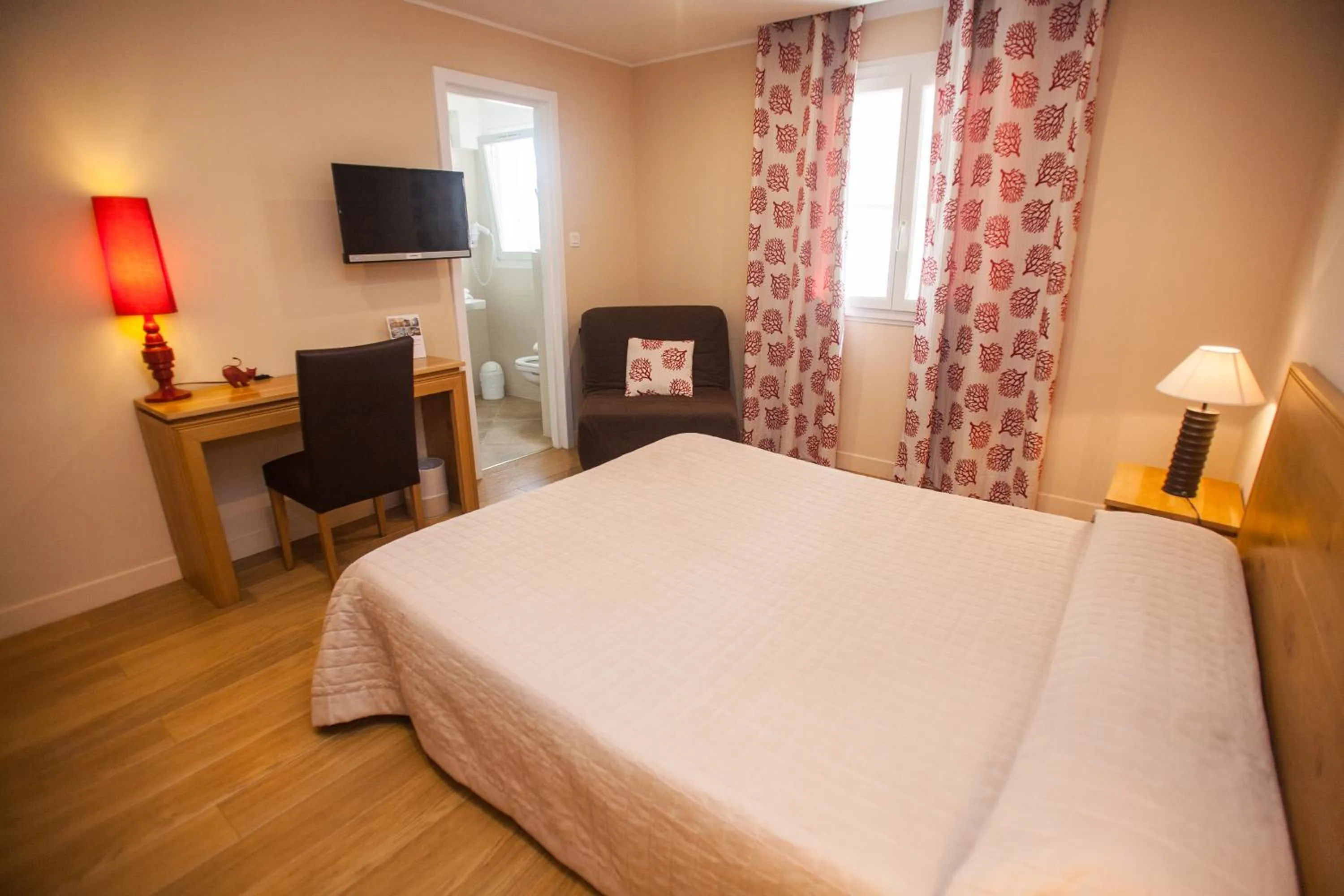 Bed in Hotel Cesario