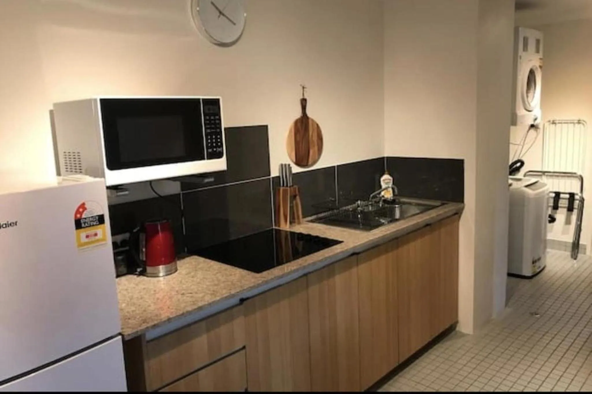 Kitchen or kitchenette in Wheeler Apartments Perth