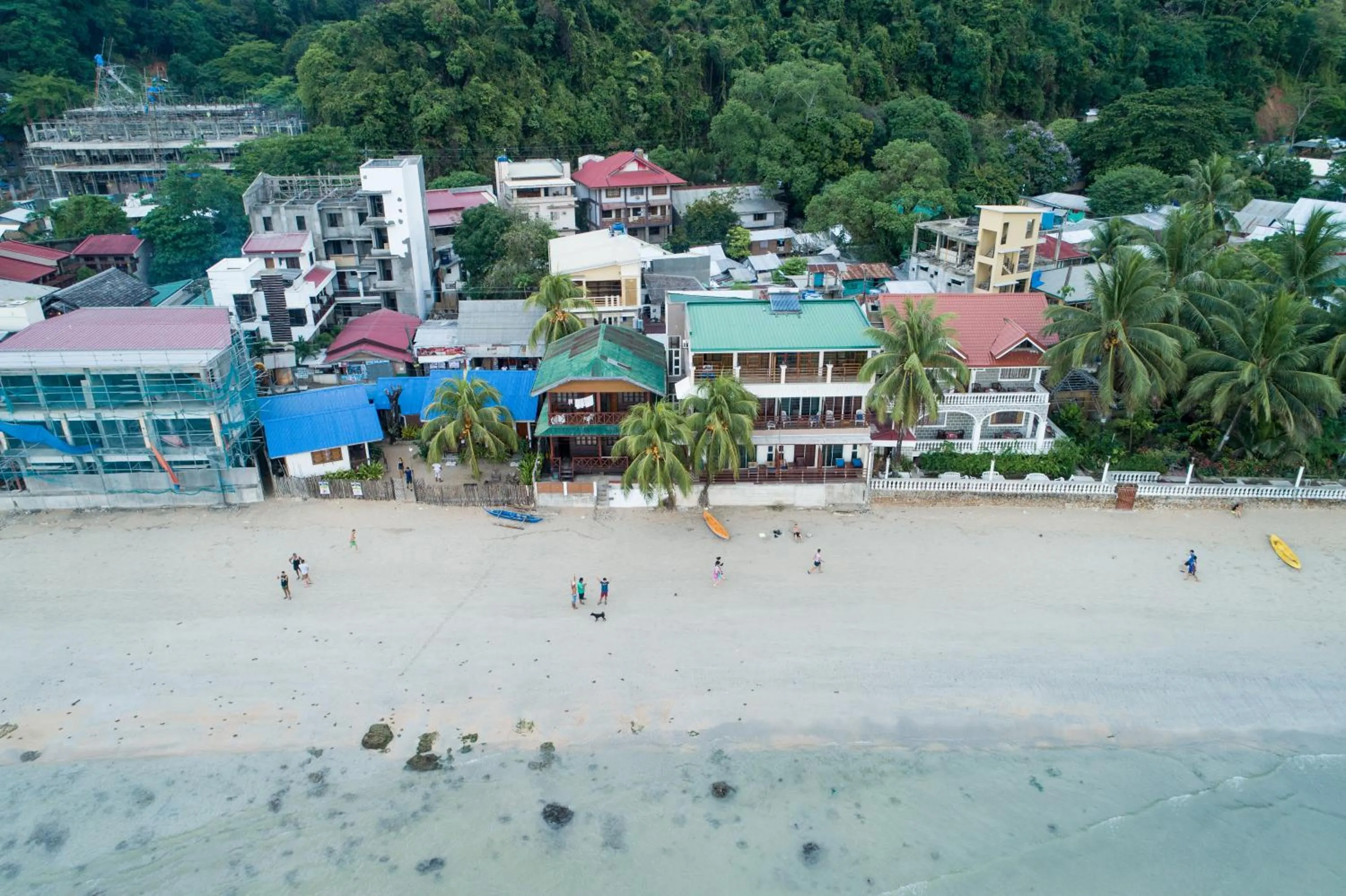 Bird's eye view in Rosanna's Pension
