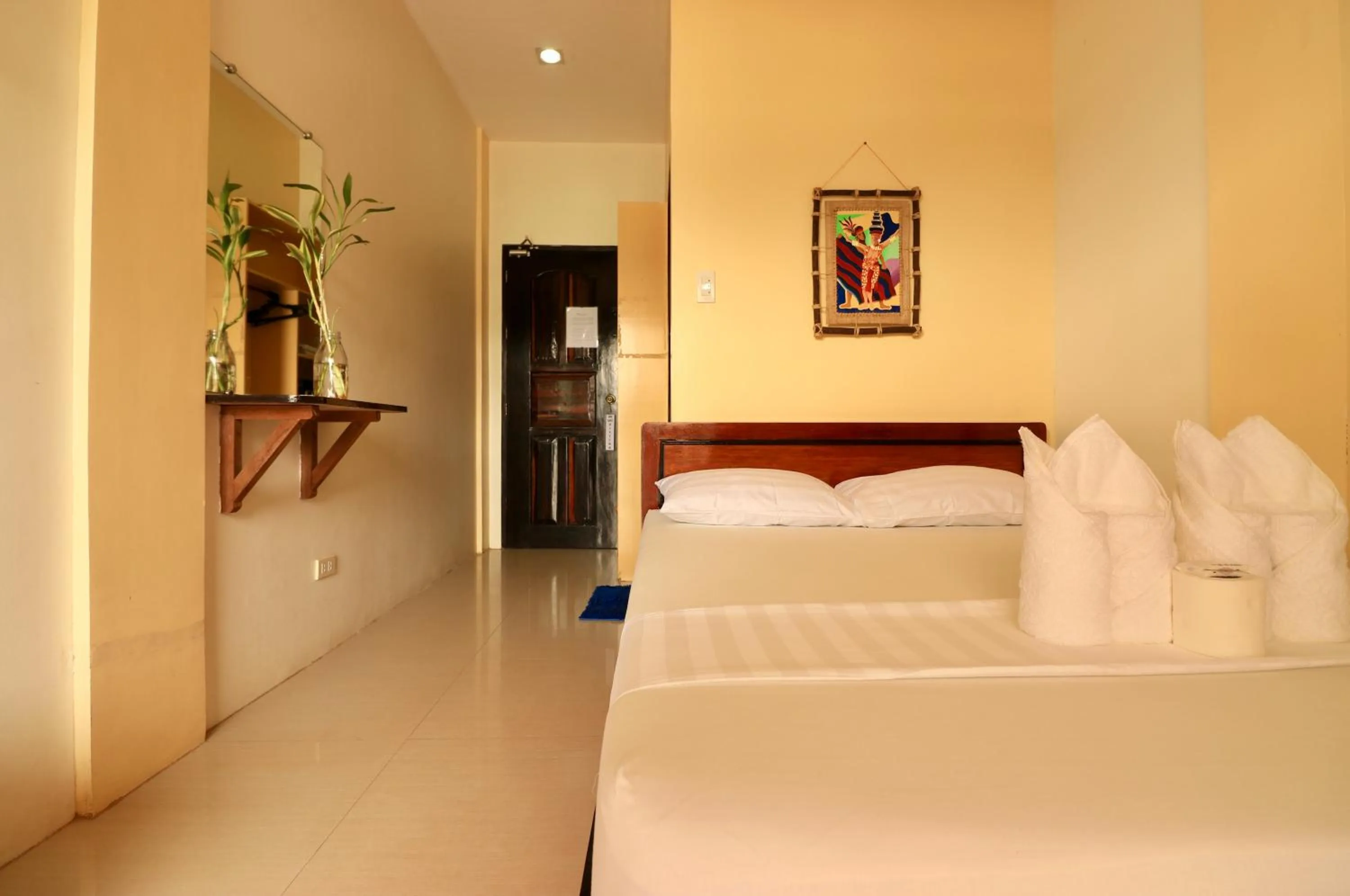 Bed in Rosanna's Pension