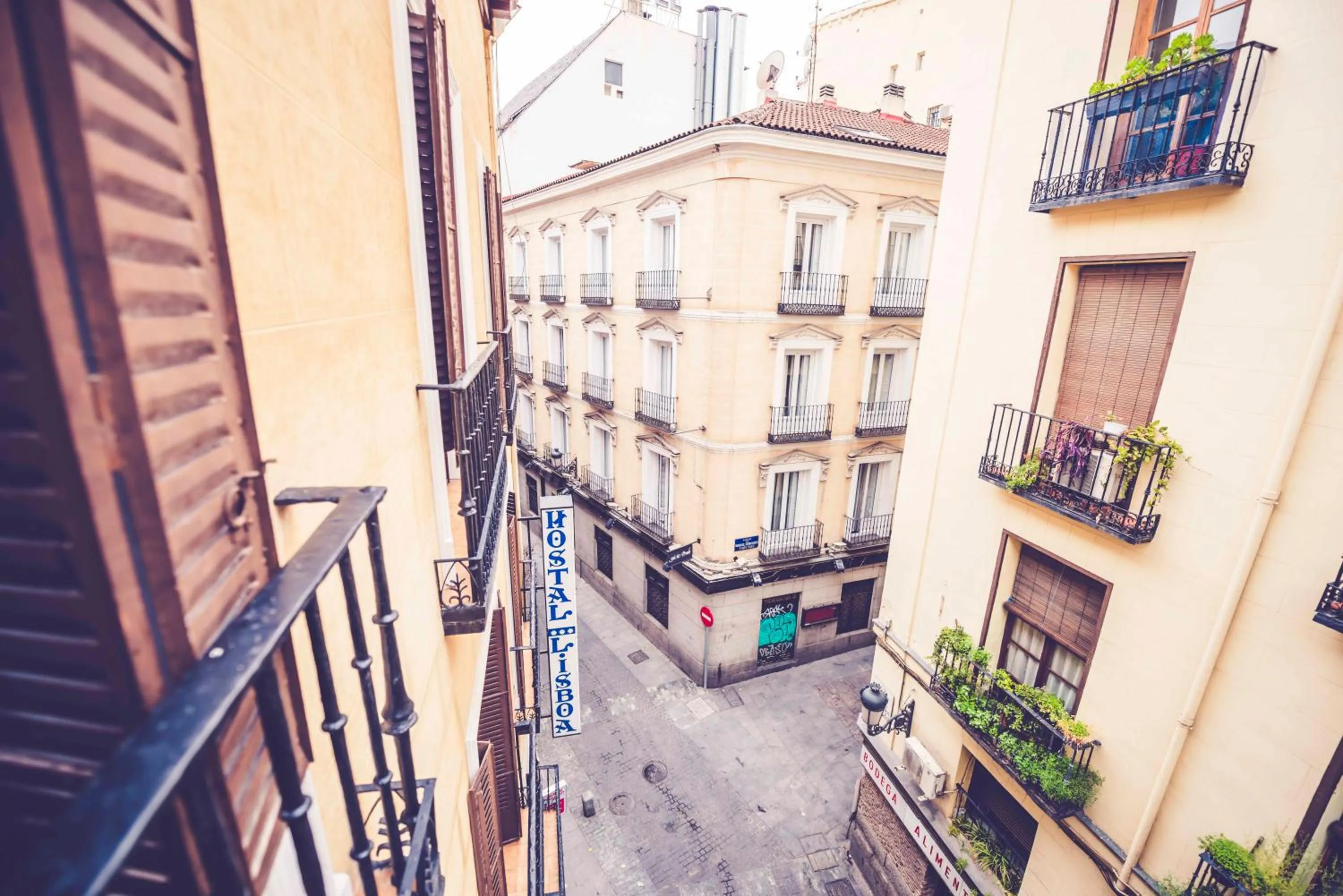 City view in Hostal Lisboa